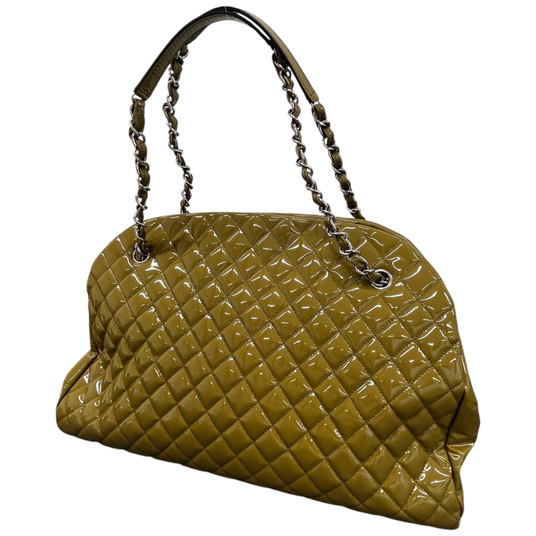 Women's Large Just Mademoiselle Bowling Olive Bag Green