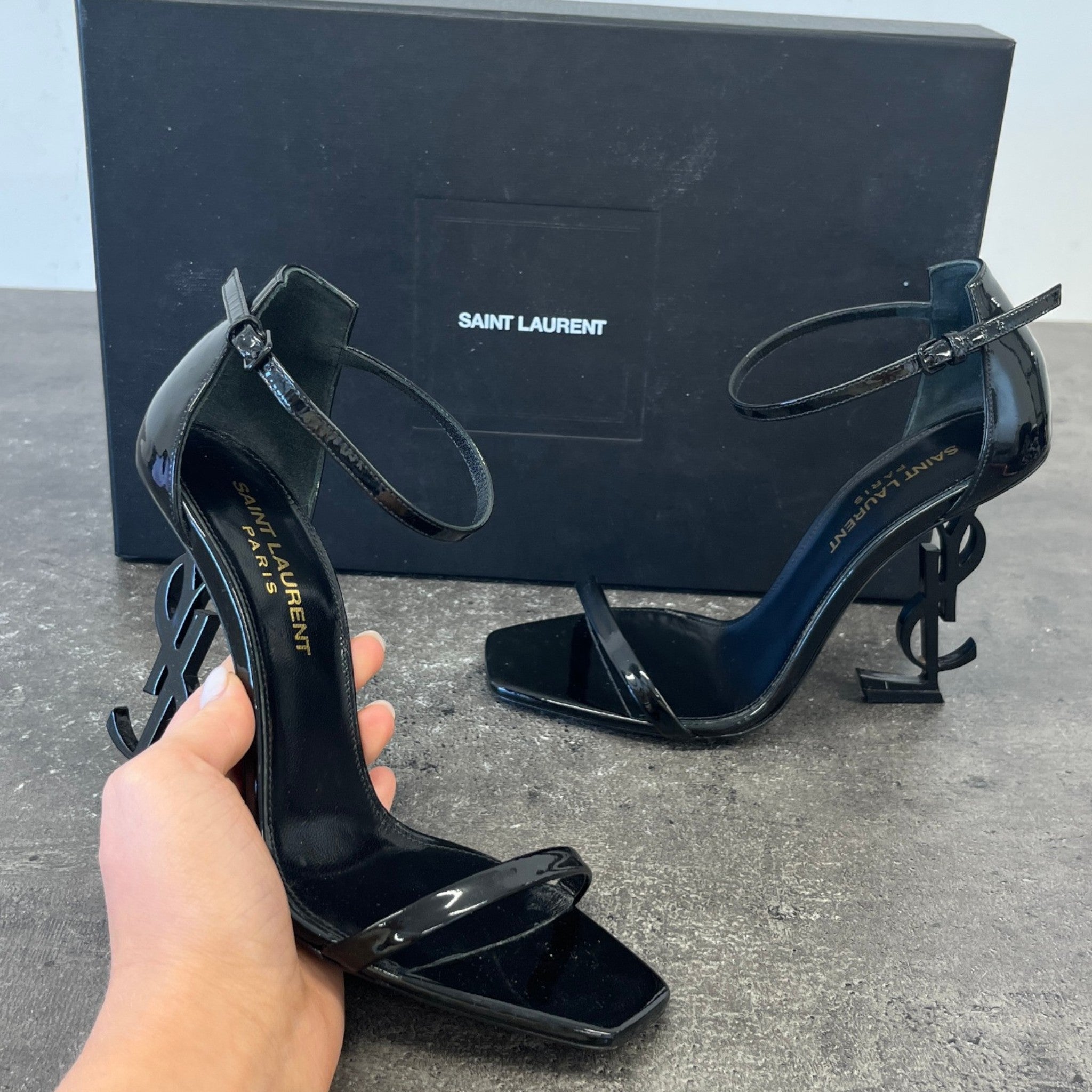 Women's Opyum Heels Black Size EU 35.5 / UK 2.5