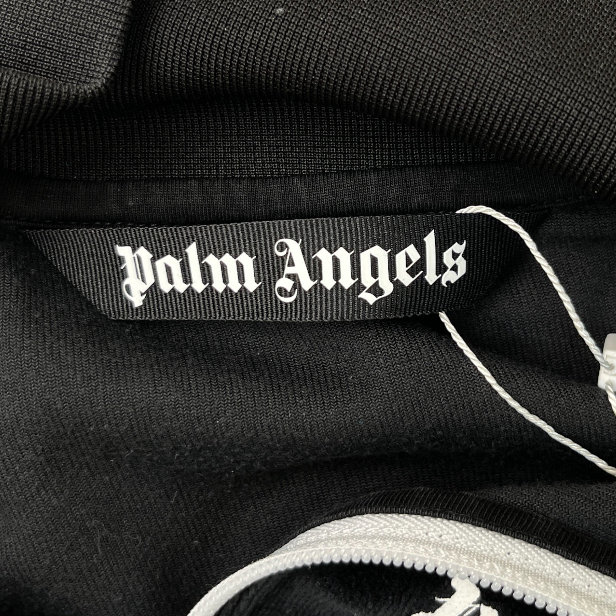 Men's Rainbow Stripe Track Jacket Black Size S