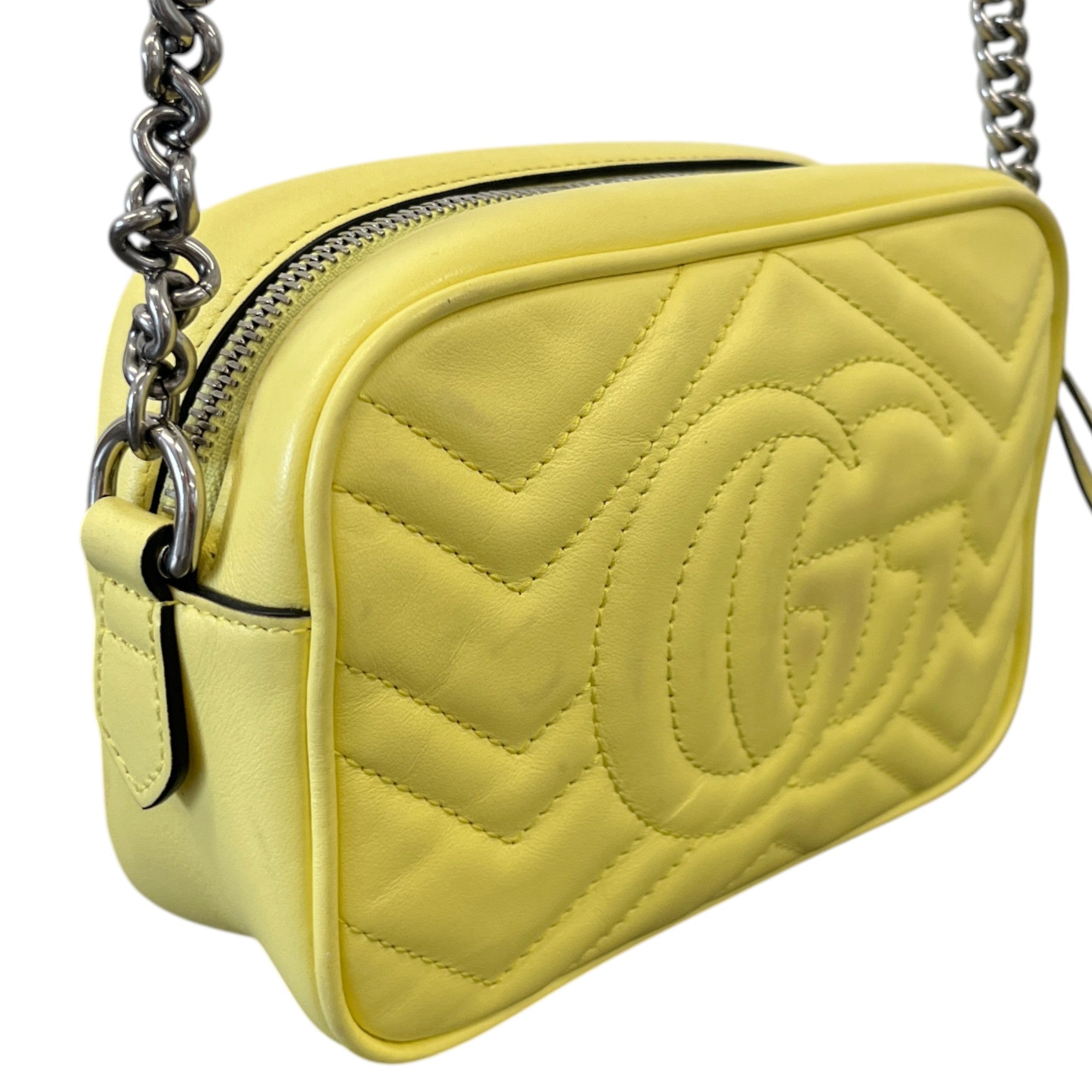 Women's Gg Marmont Crossbody Bag Yellow