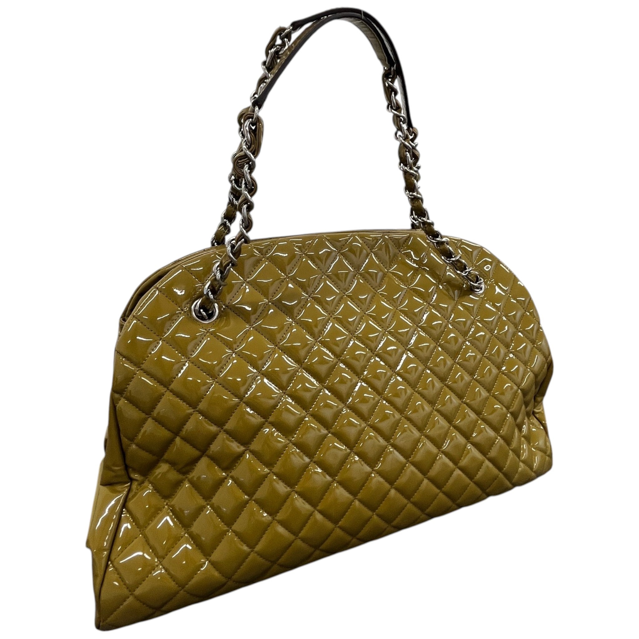 Women's Large Just Mademoiselle Bowling Olive Bag Green
