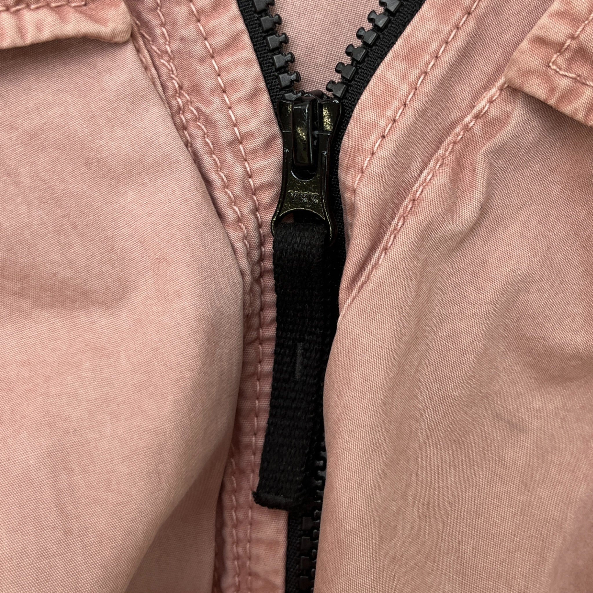 Men's Applique Logo OverShirt Pink Size S