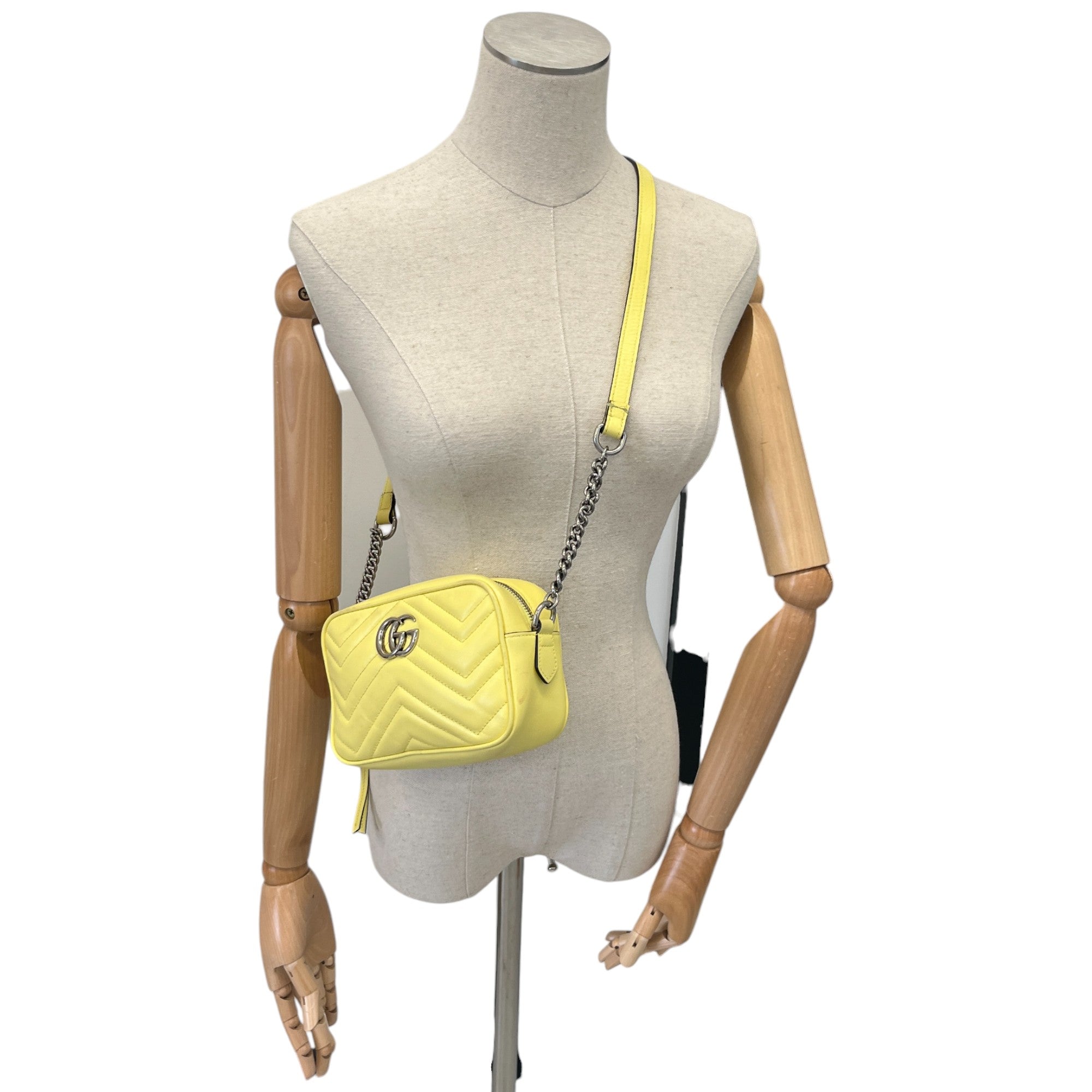 Women's Gg Marmont Crossbody Bag Yellow