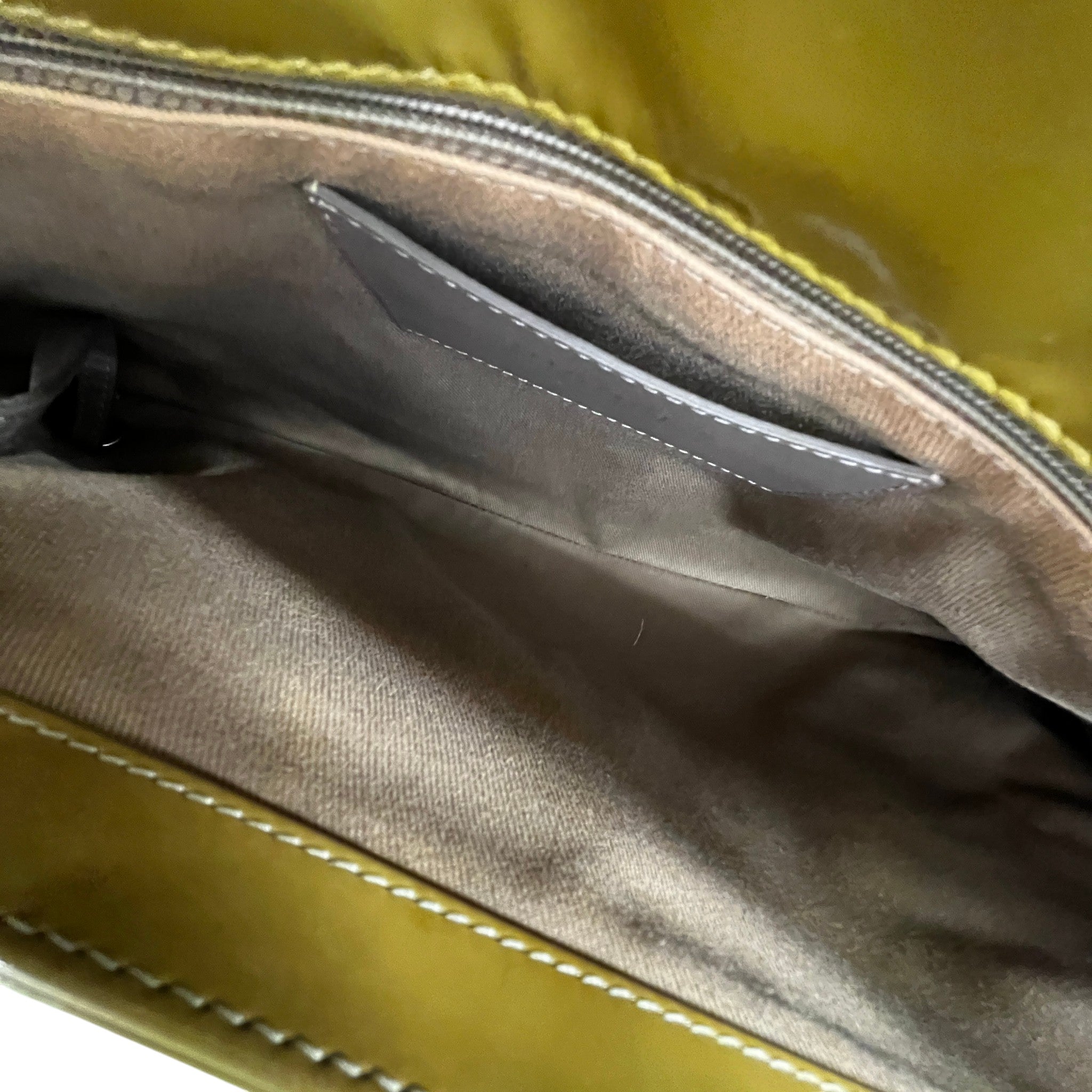 Women's Large Just Mademoiselle Bowling Olive Bag Green