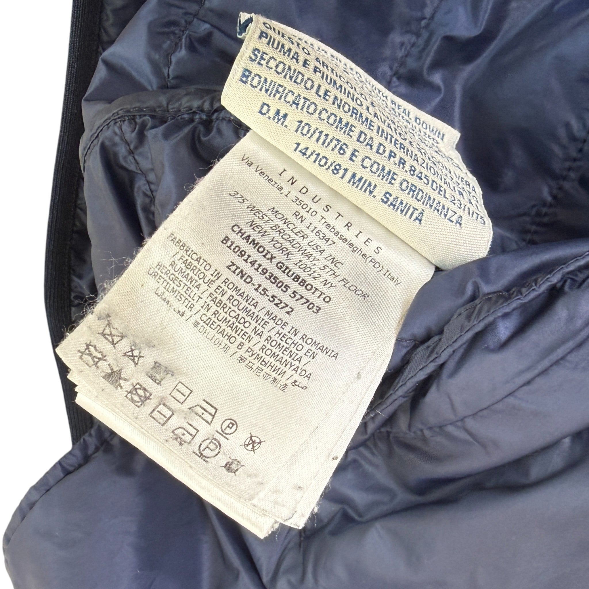 Men's Chamoix Down Jacket Navy Size 7 / XXXXL