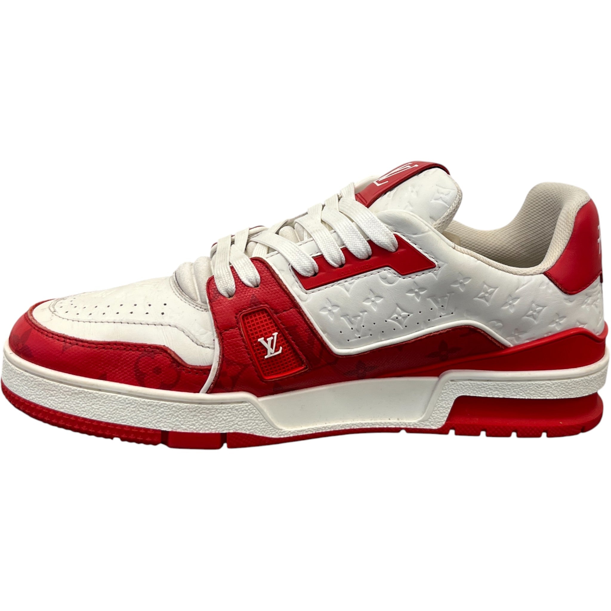 Men's Lv Low Trainers Red Size EU 42 / UK 8