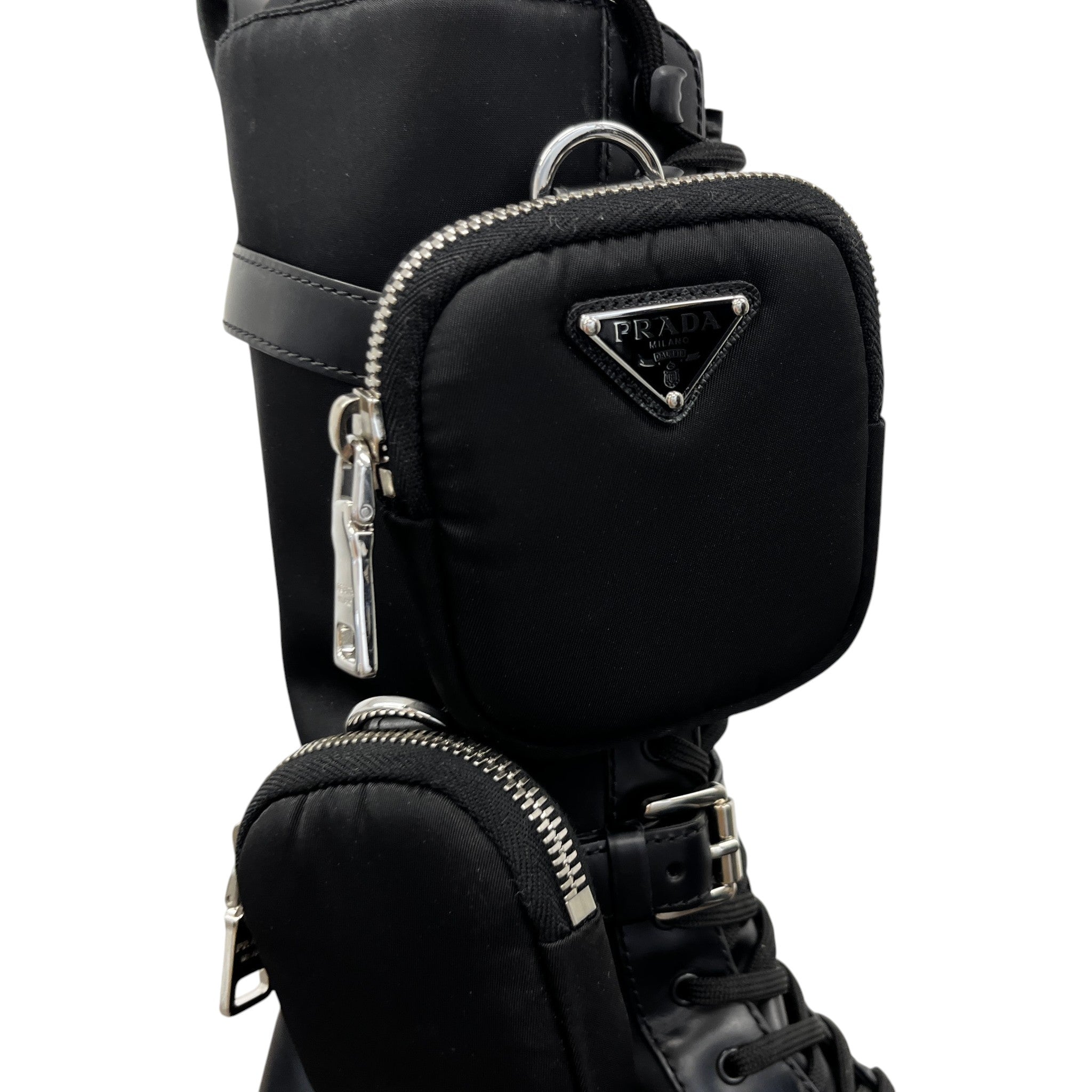 Women's Monolith Biker Boots Black Size EU 38.5 / UK 5.5