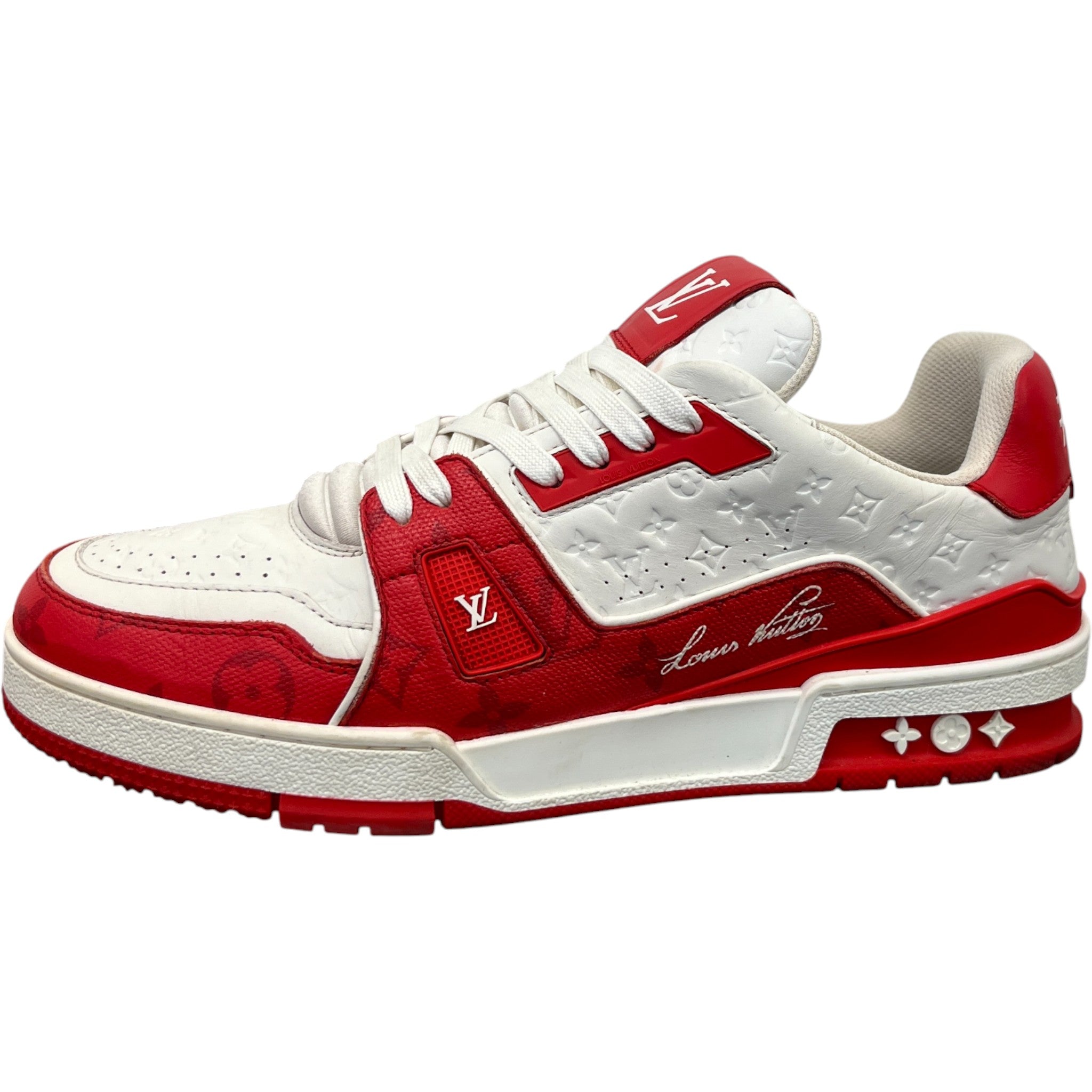 Men's Lv Low Trainers Red Size EU 42 / UK 8