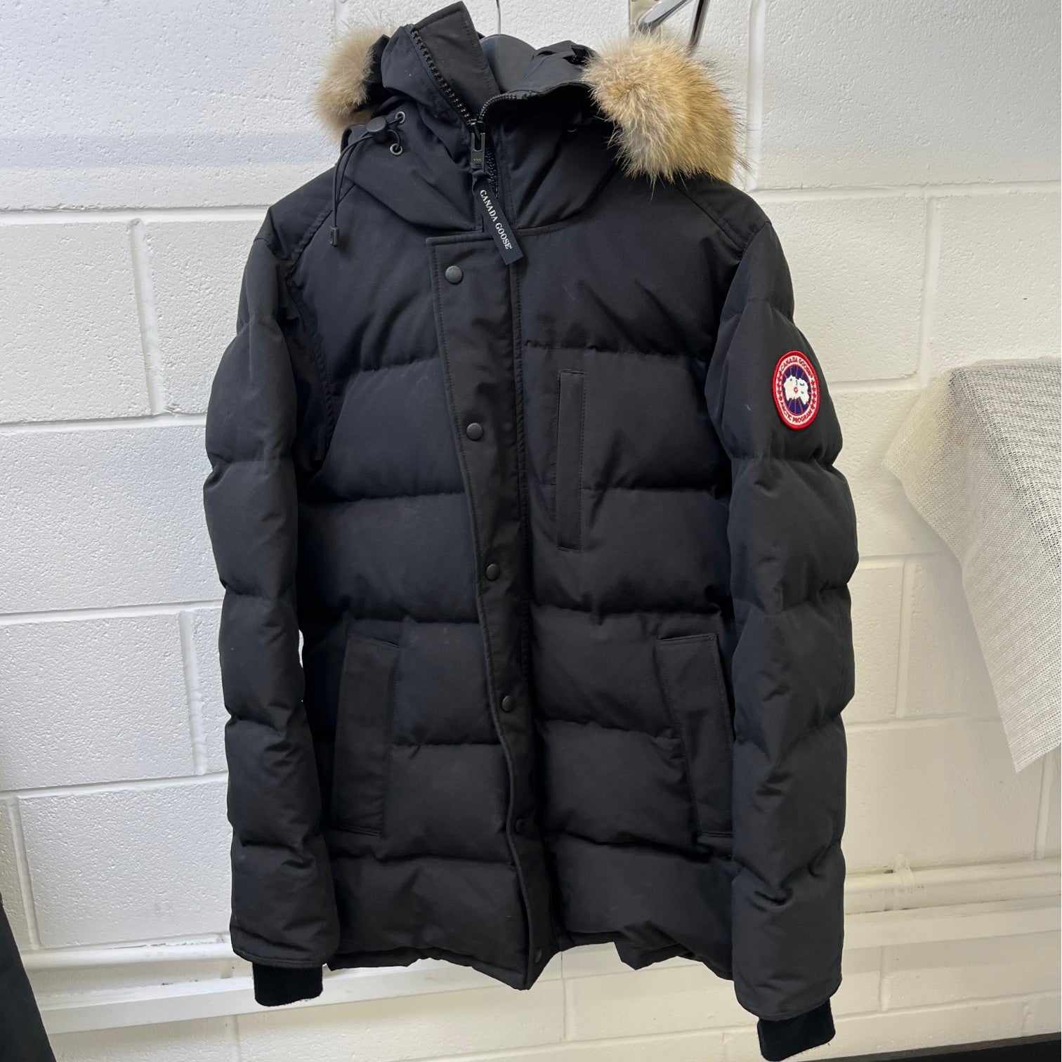 Men's Carson Parka Down Jacket Black Size M