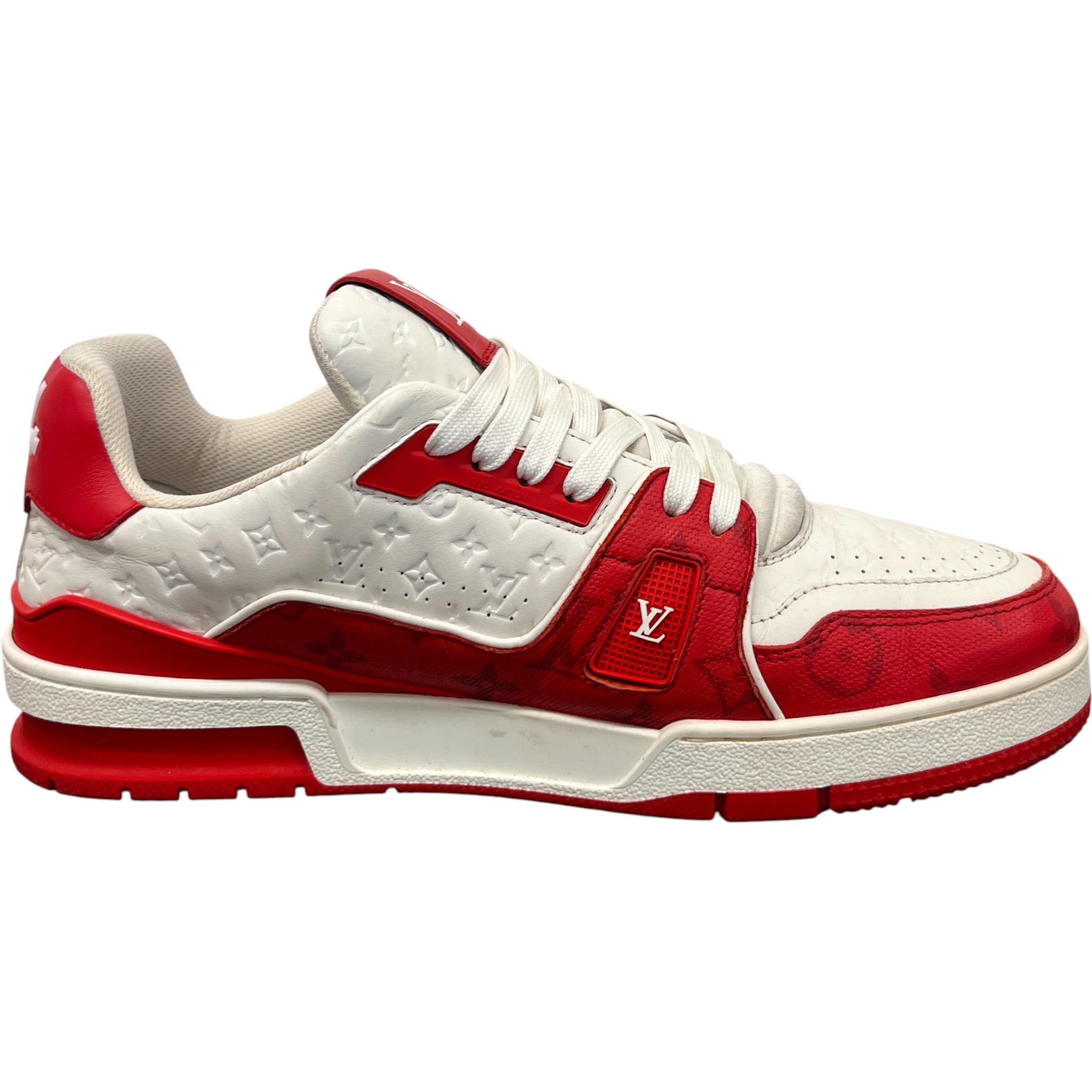 Men's Lv Low Trainers Red Size EU 42 / UK 8