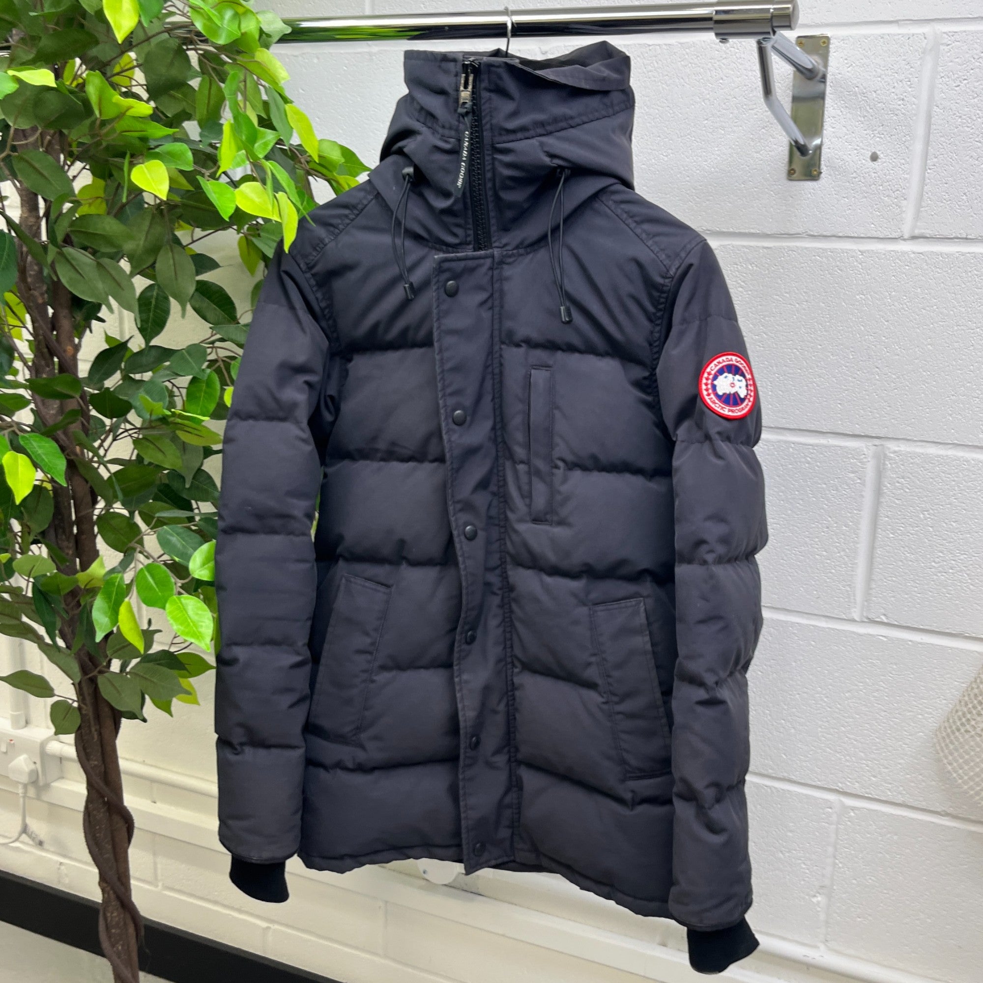 Men's Carson Parka Down Jacket Black Size XS