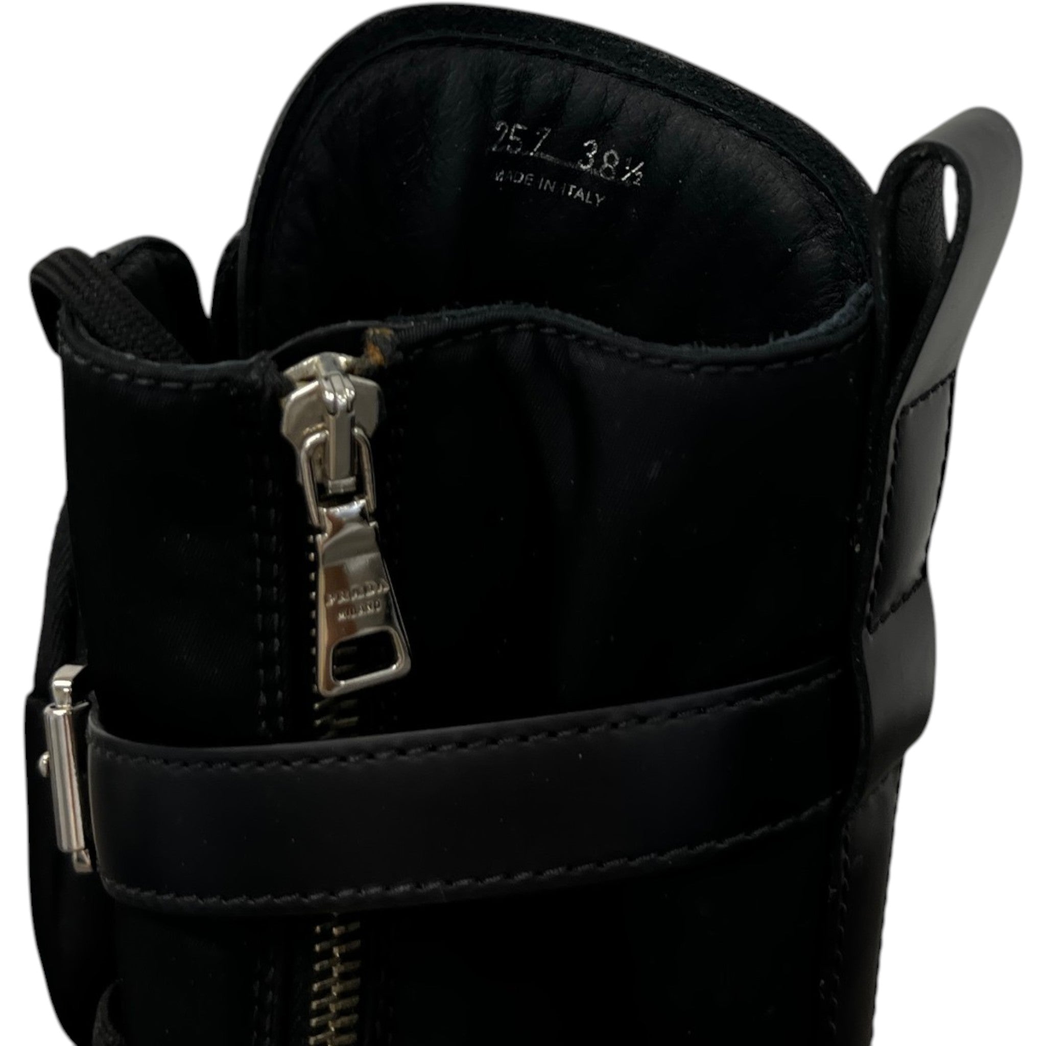 Women's Monolith Biker Boots Black Size EU 38.5 / UK 5.5