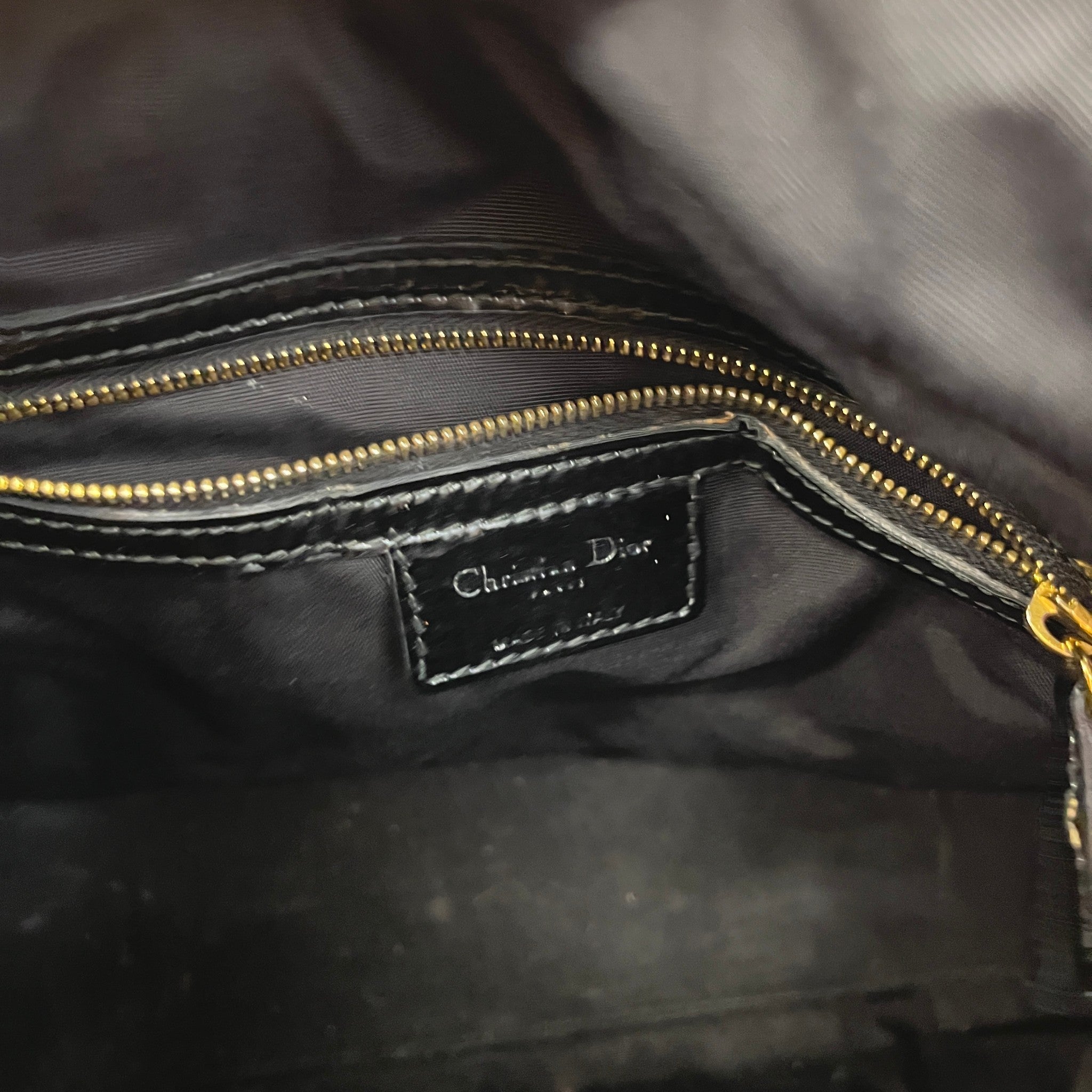 Women's Lady Dior Handbag Black