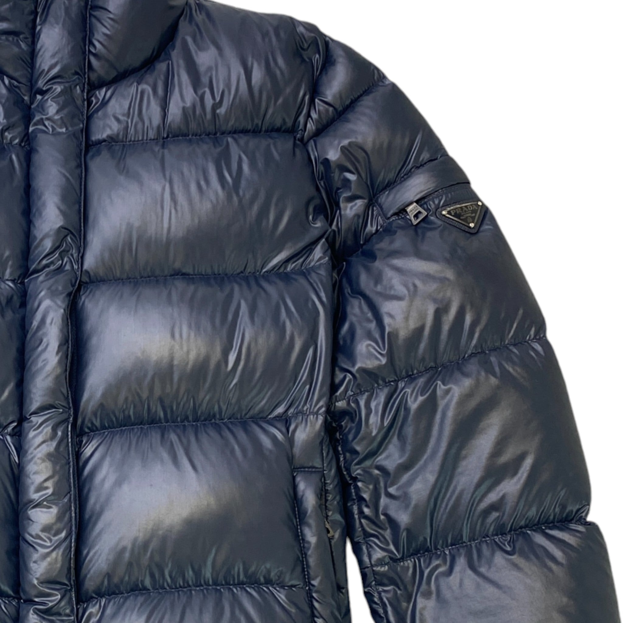 Women's Plaque Logo Size It 46 / Uk 14 Jacket Navy Size L