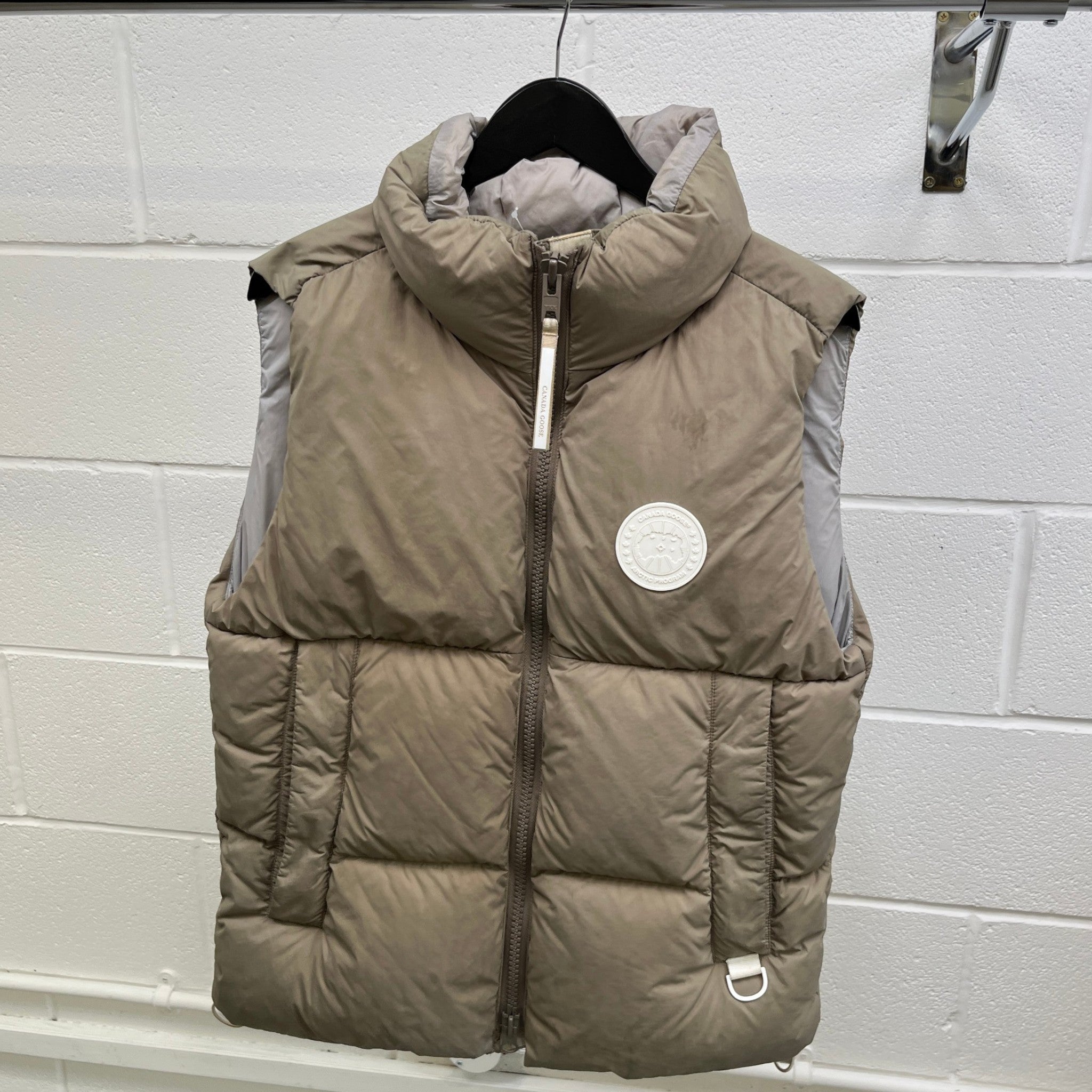 Men's Lawrence Puffer Gilet Khaki Size S