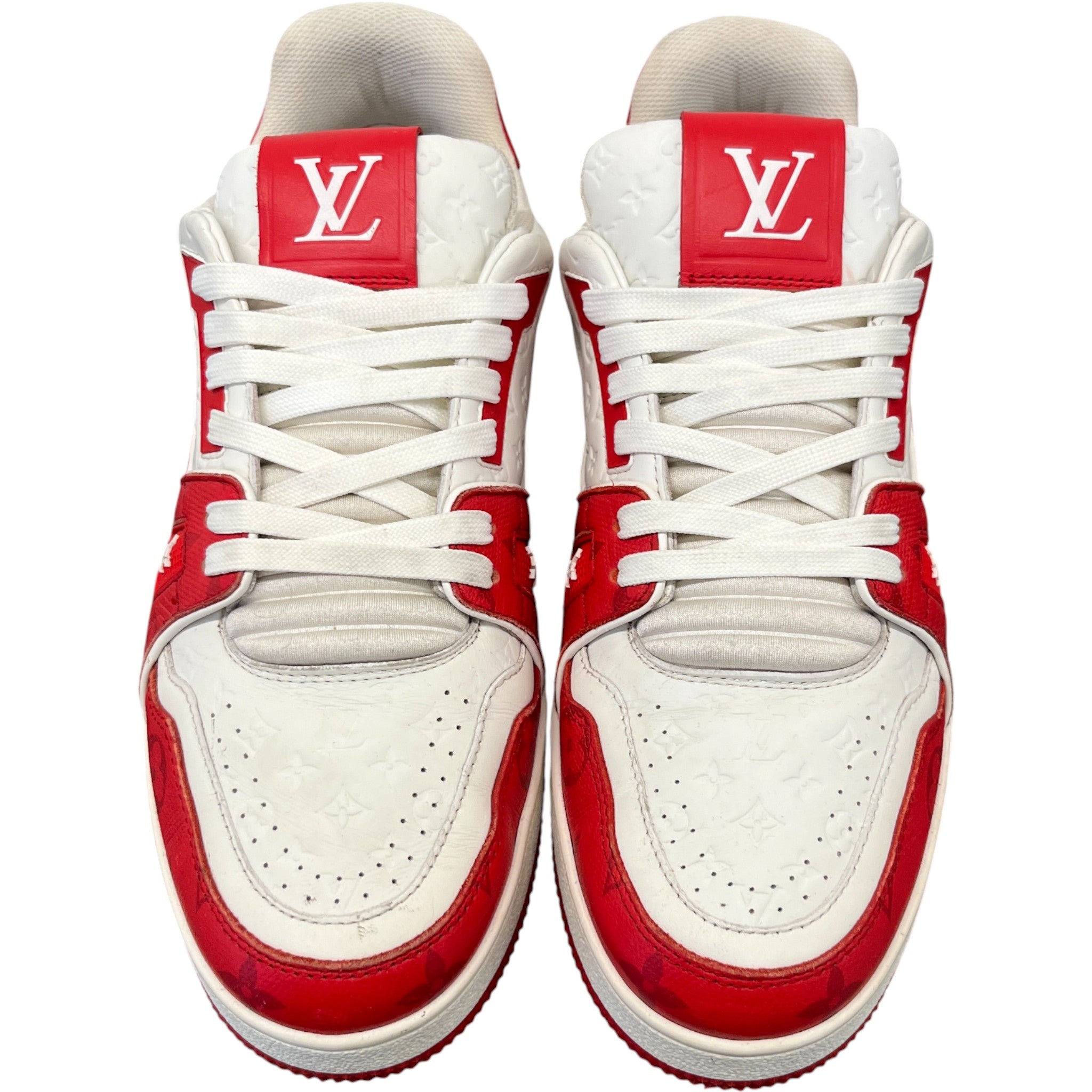 Men's Lv Low Trainers Red Size EU 42 / UK 8