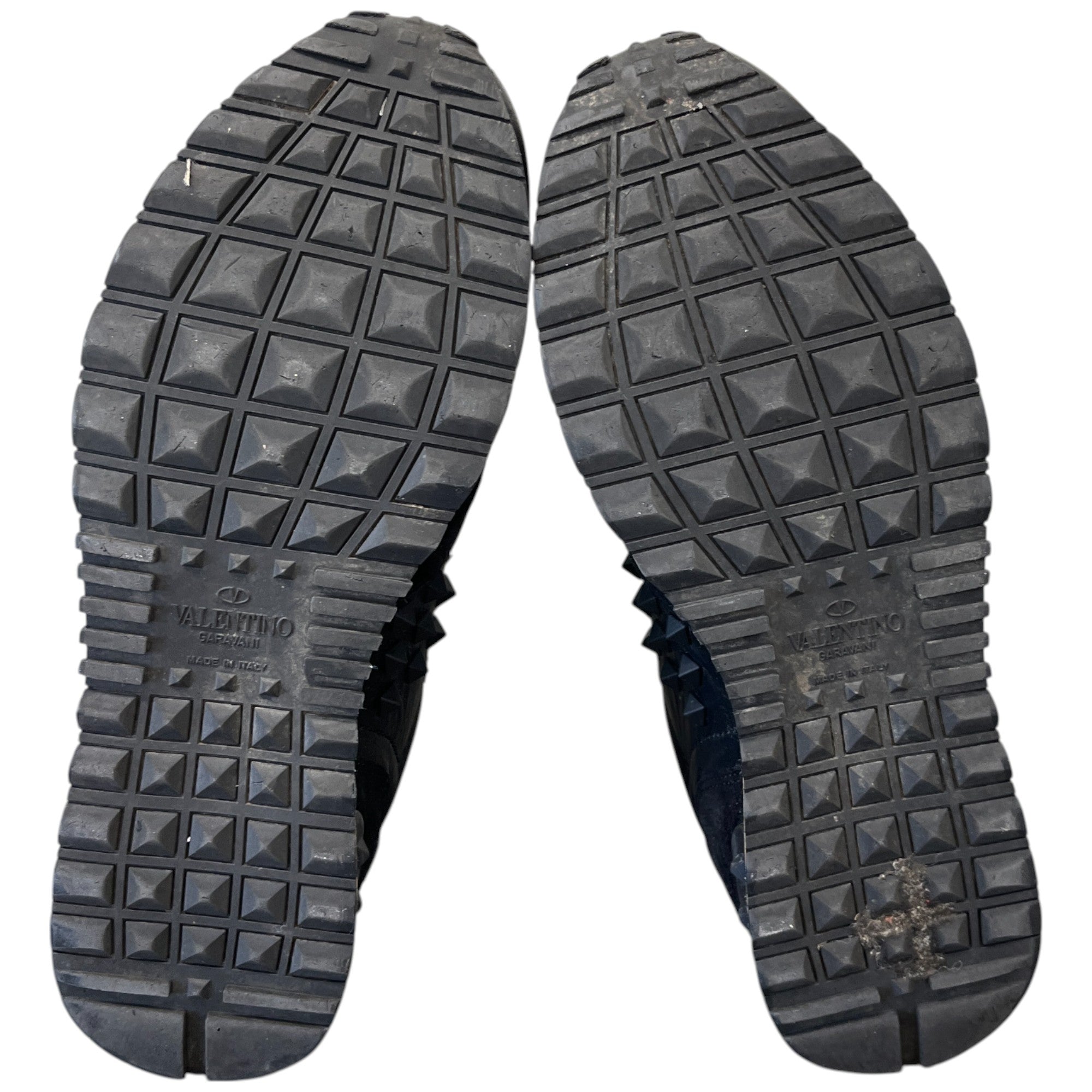 Men's Rockstud Low Trainers Black Size EU 40 / UK 6