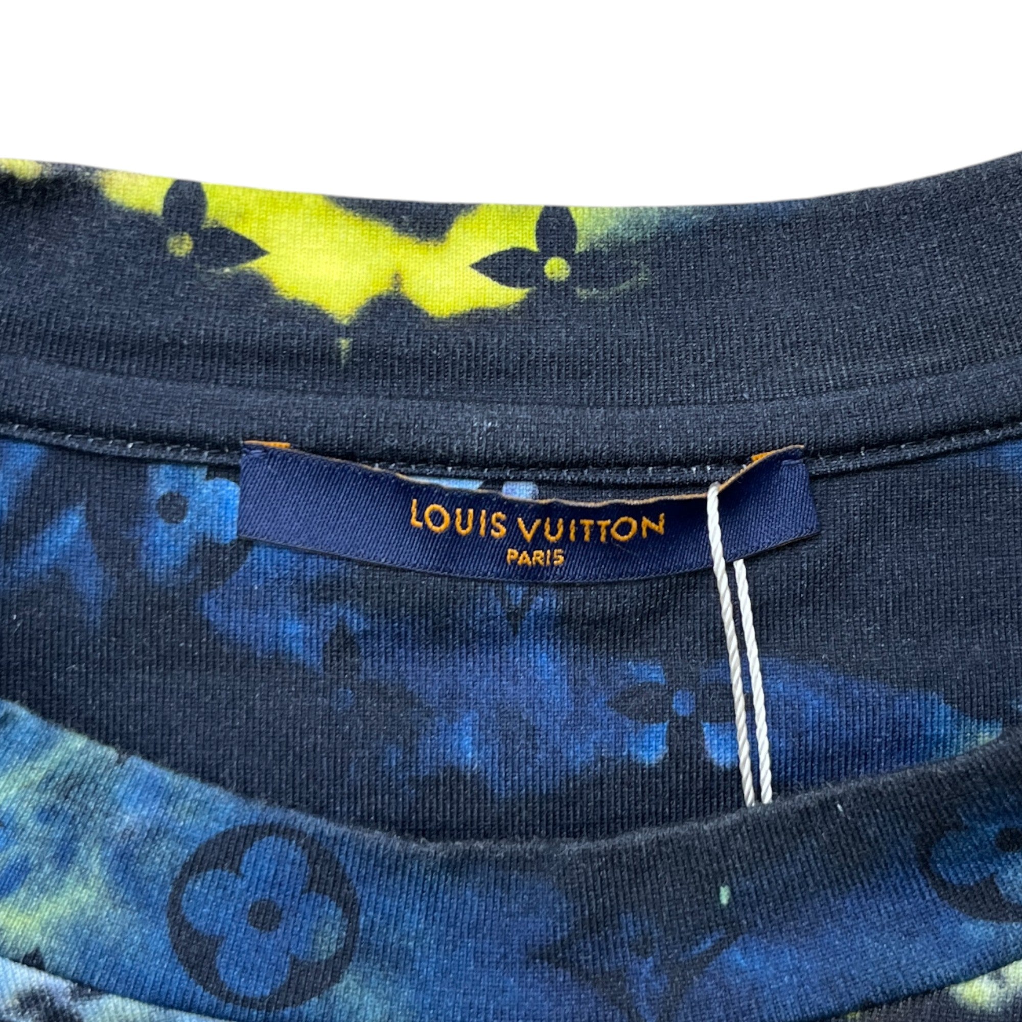 Men's Monogram Tie-Dye T-Shirt Multi-Coloured Size XL