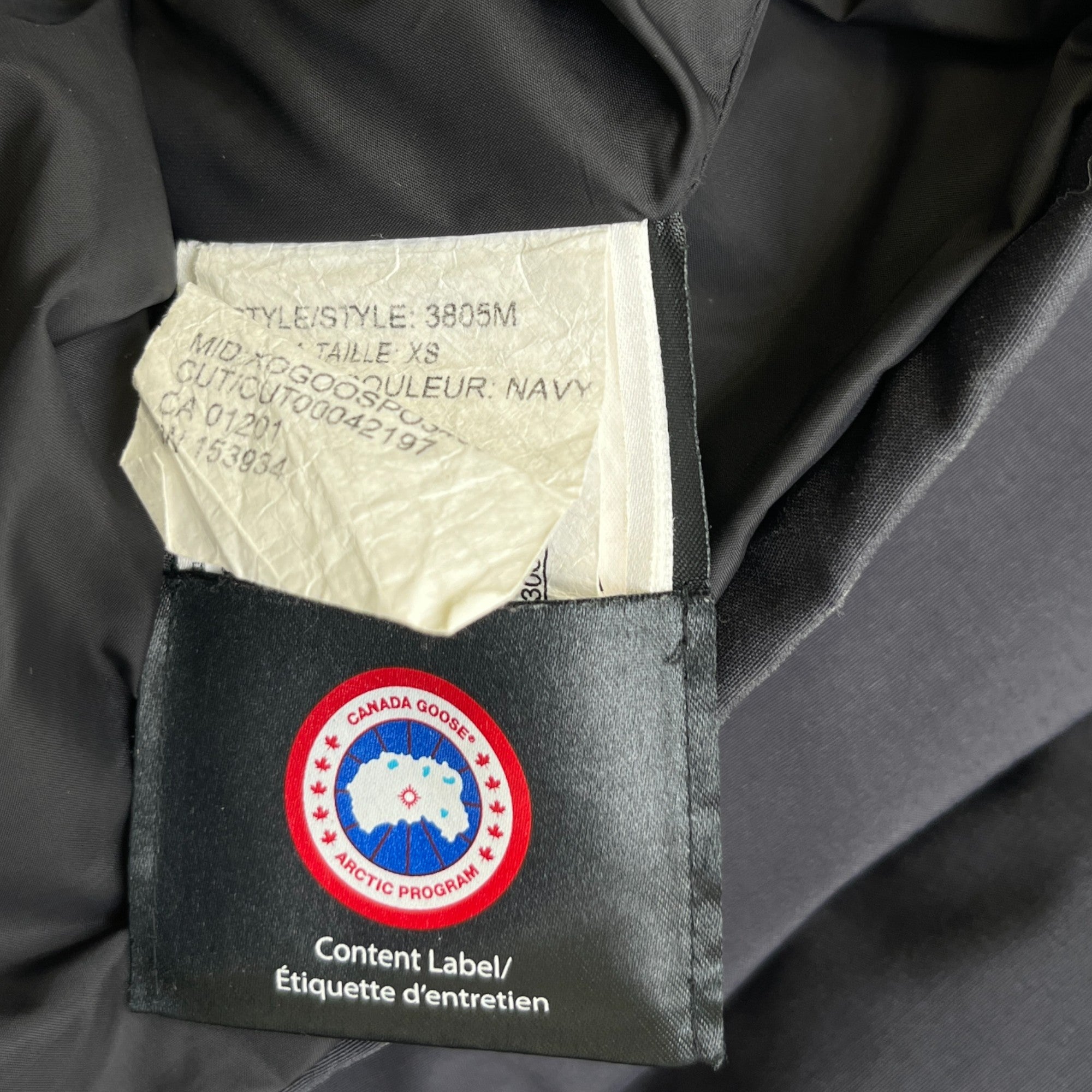 Men's Carson Parka Down Jacket Black Size XS