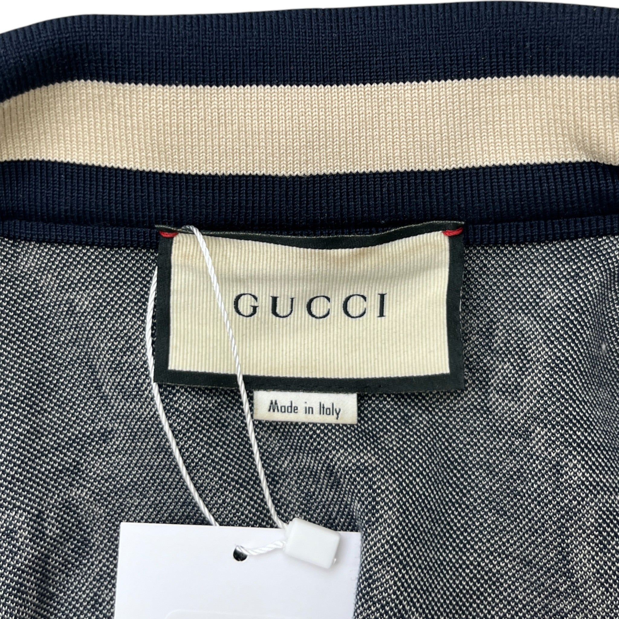 Men's Gg Jacquard Monogram Jumper Navy Size S
