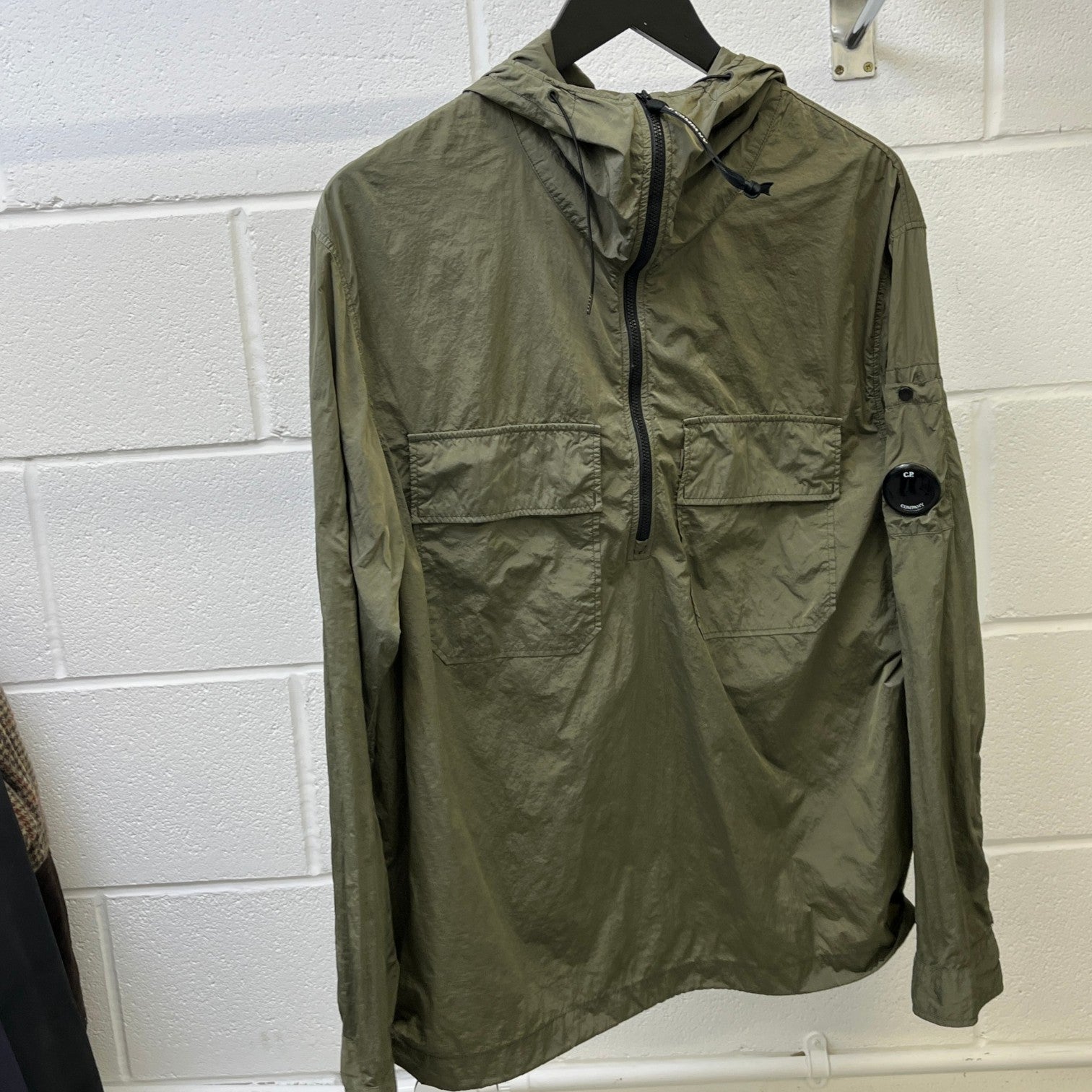 Men's Lens Windbreaker Khaki Size M