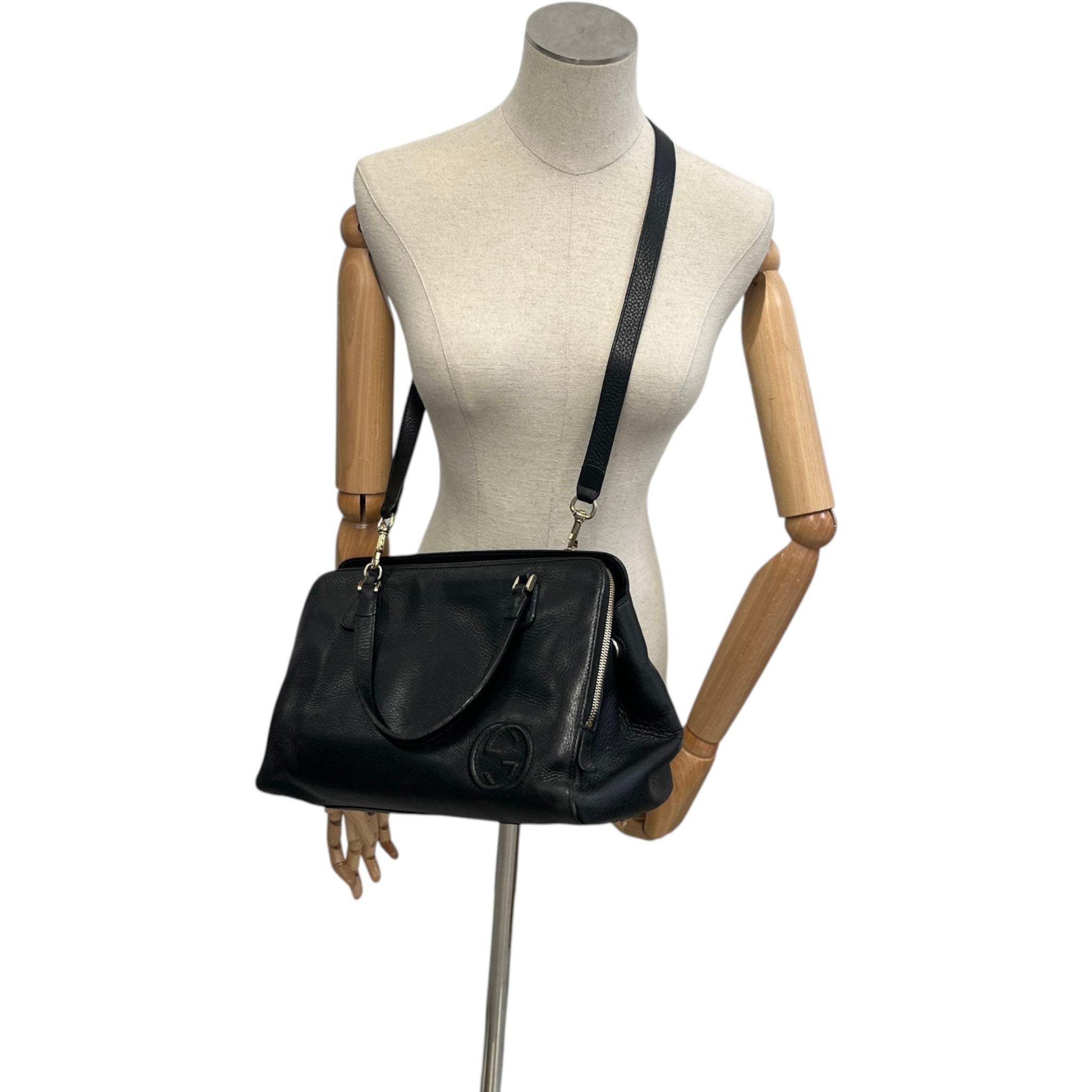 Women's Gg Soho Convertible Bag Black