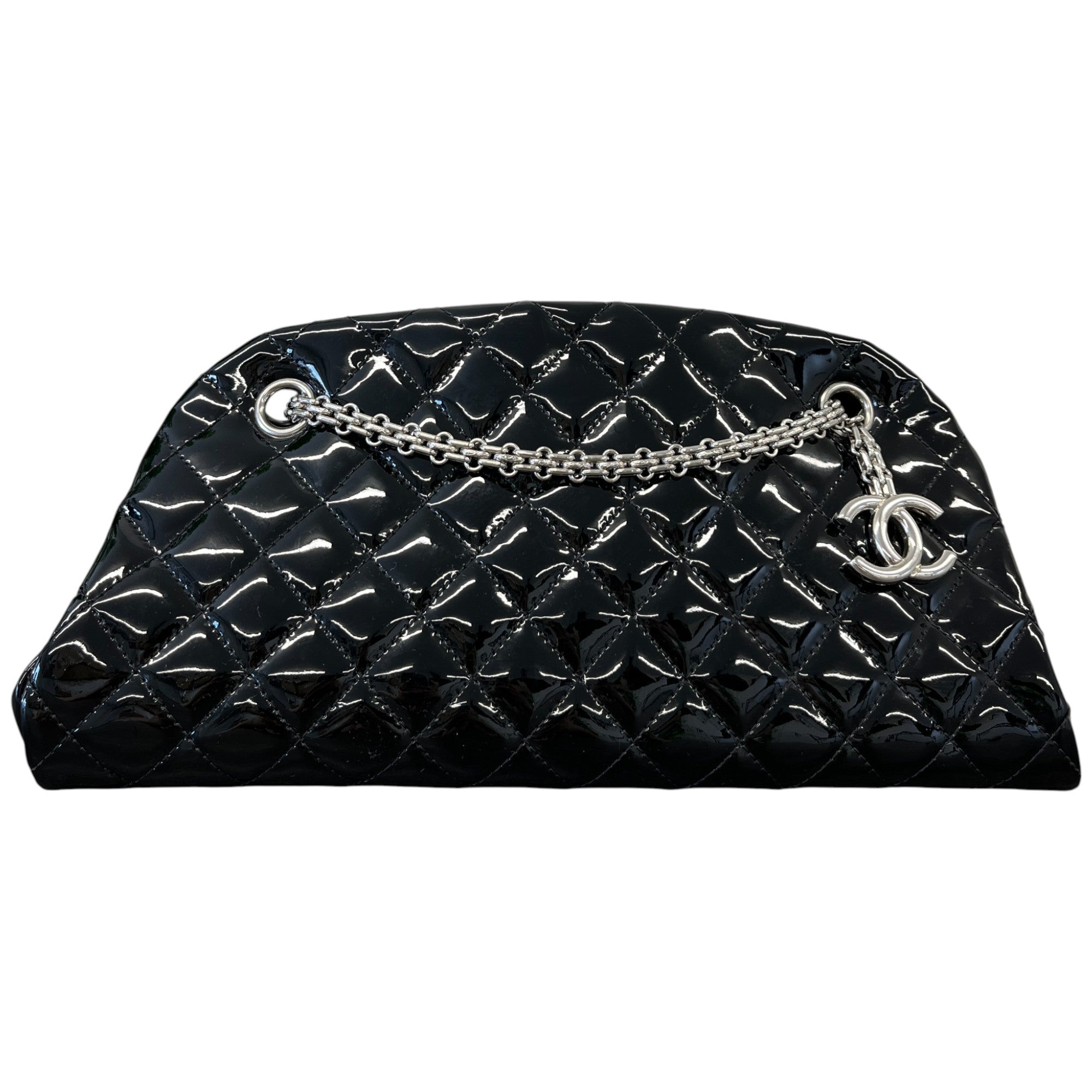 Women's Medium Patent Just Mademoiselle Bag Black