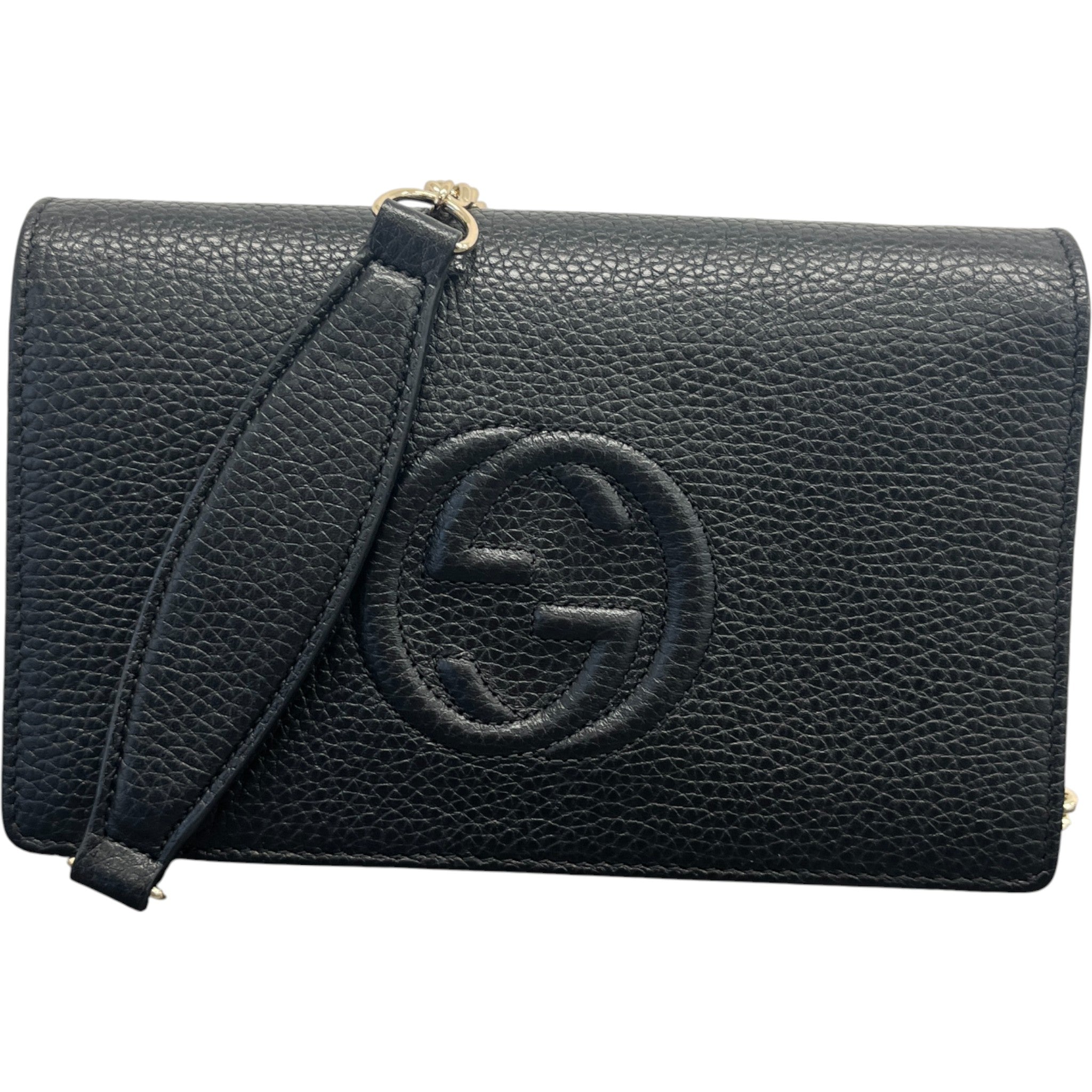 Women's Soho Wallet On Chain Bag Black
