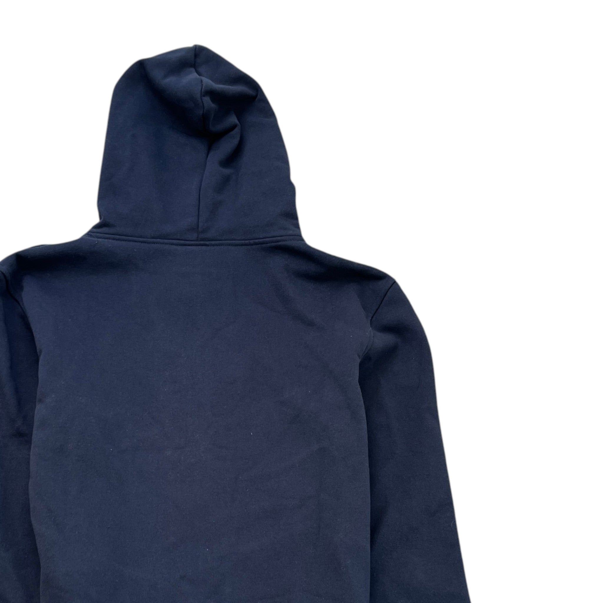 Men's Logo Print Hoodie Navy Size S