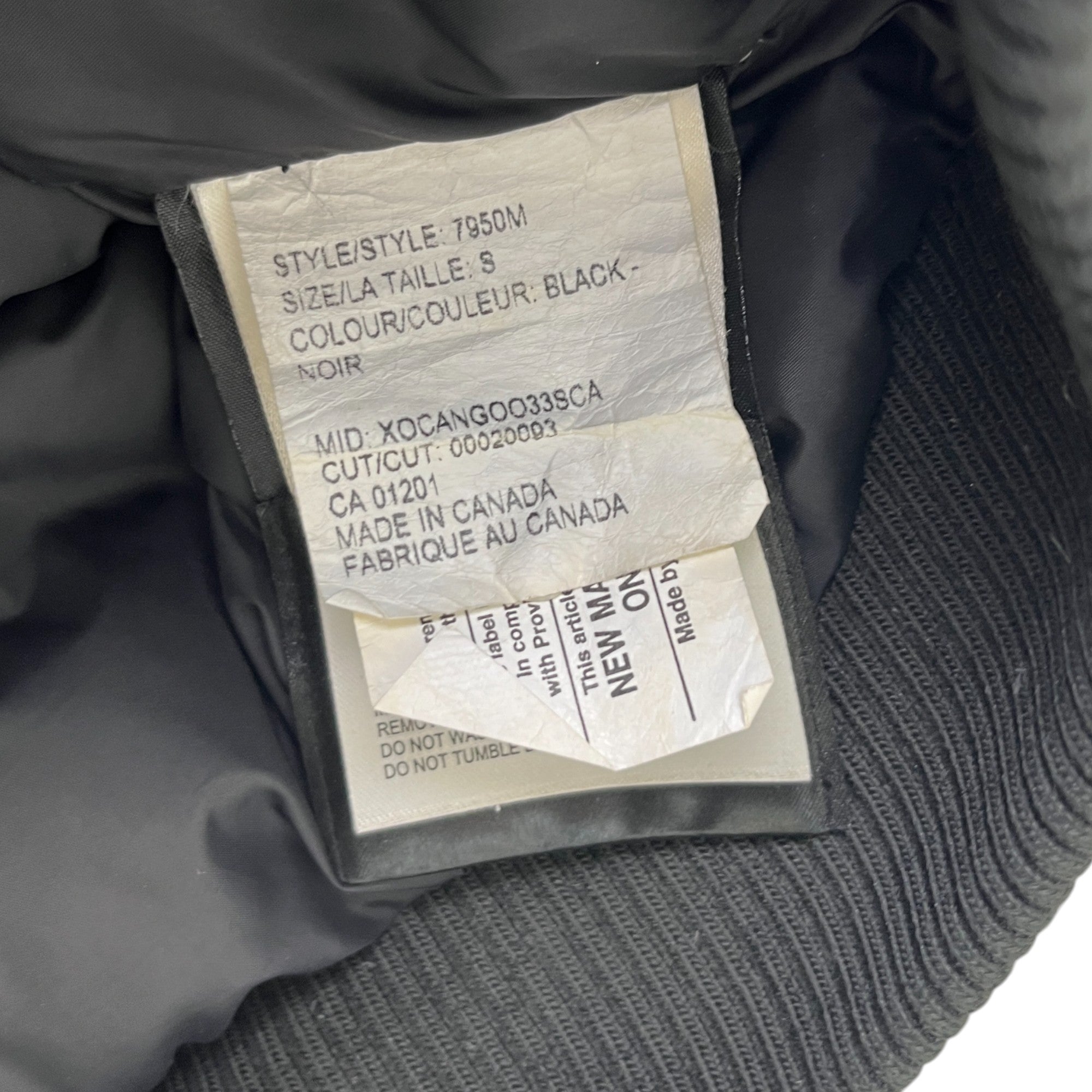 Men's Chilliwack Bomber Down Jacket Black Size S