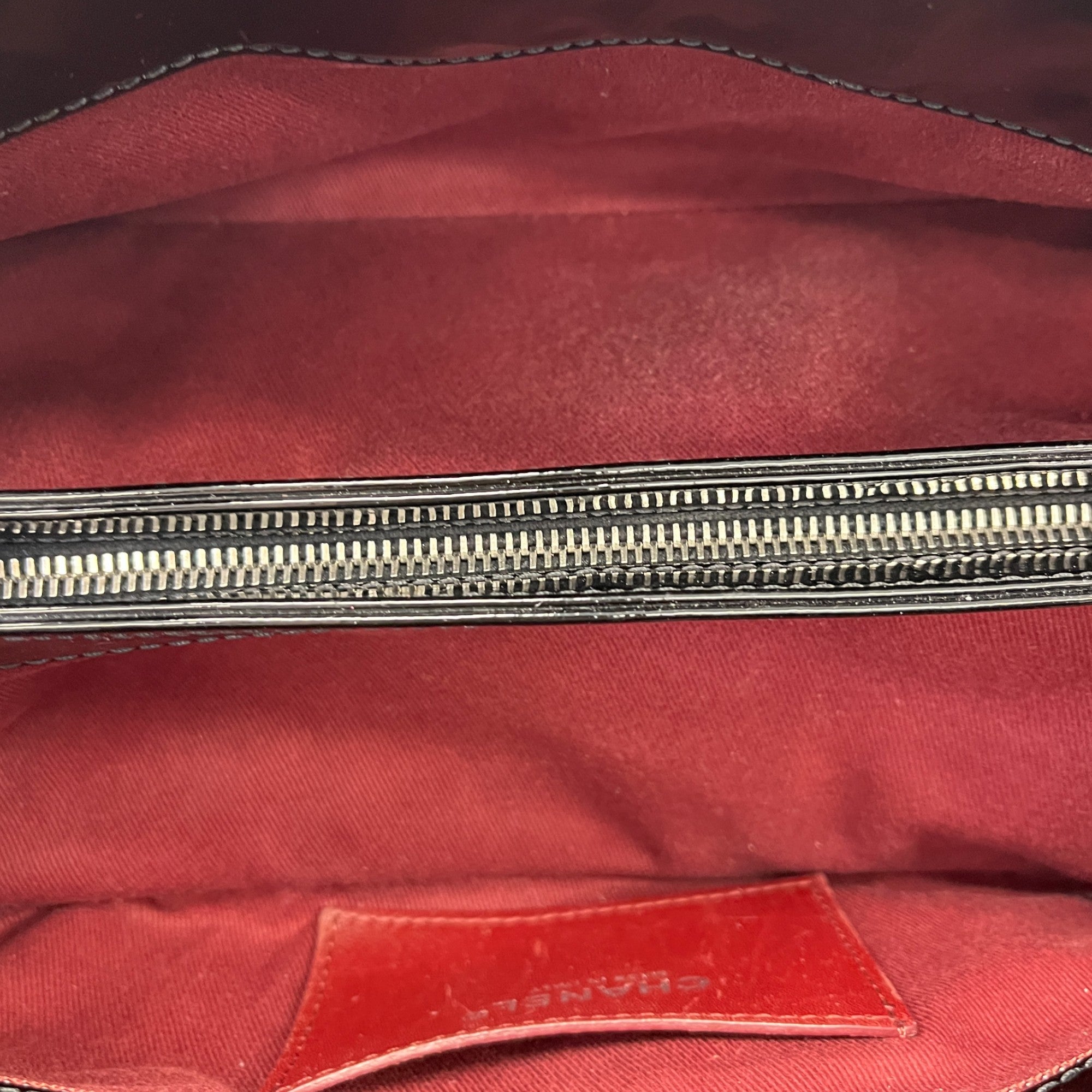 Women's Medium Patent Just Mademoiselle Bag Black