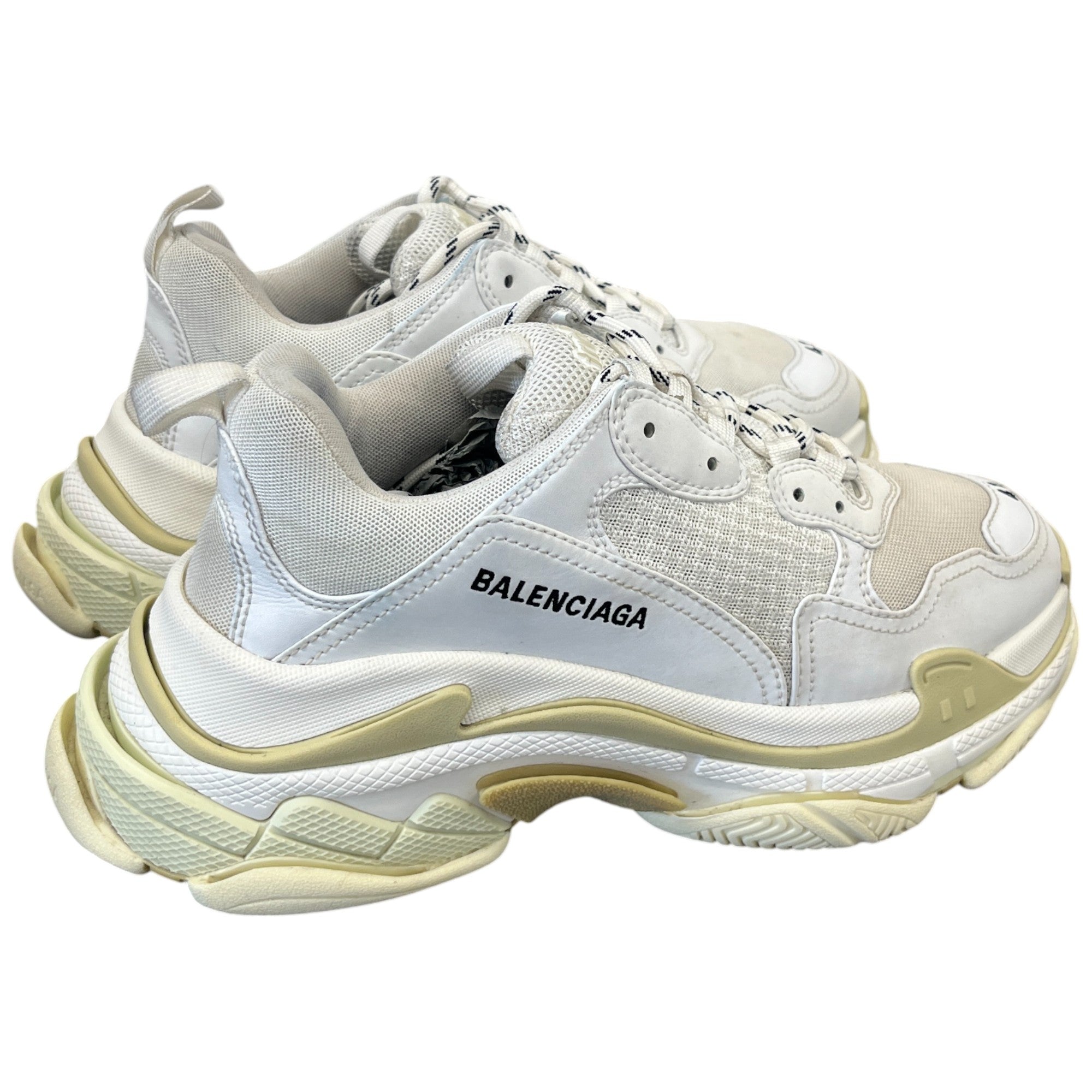 Men's Triple S Low Trainers White Size EU 41 / UK 7