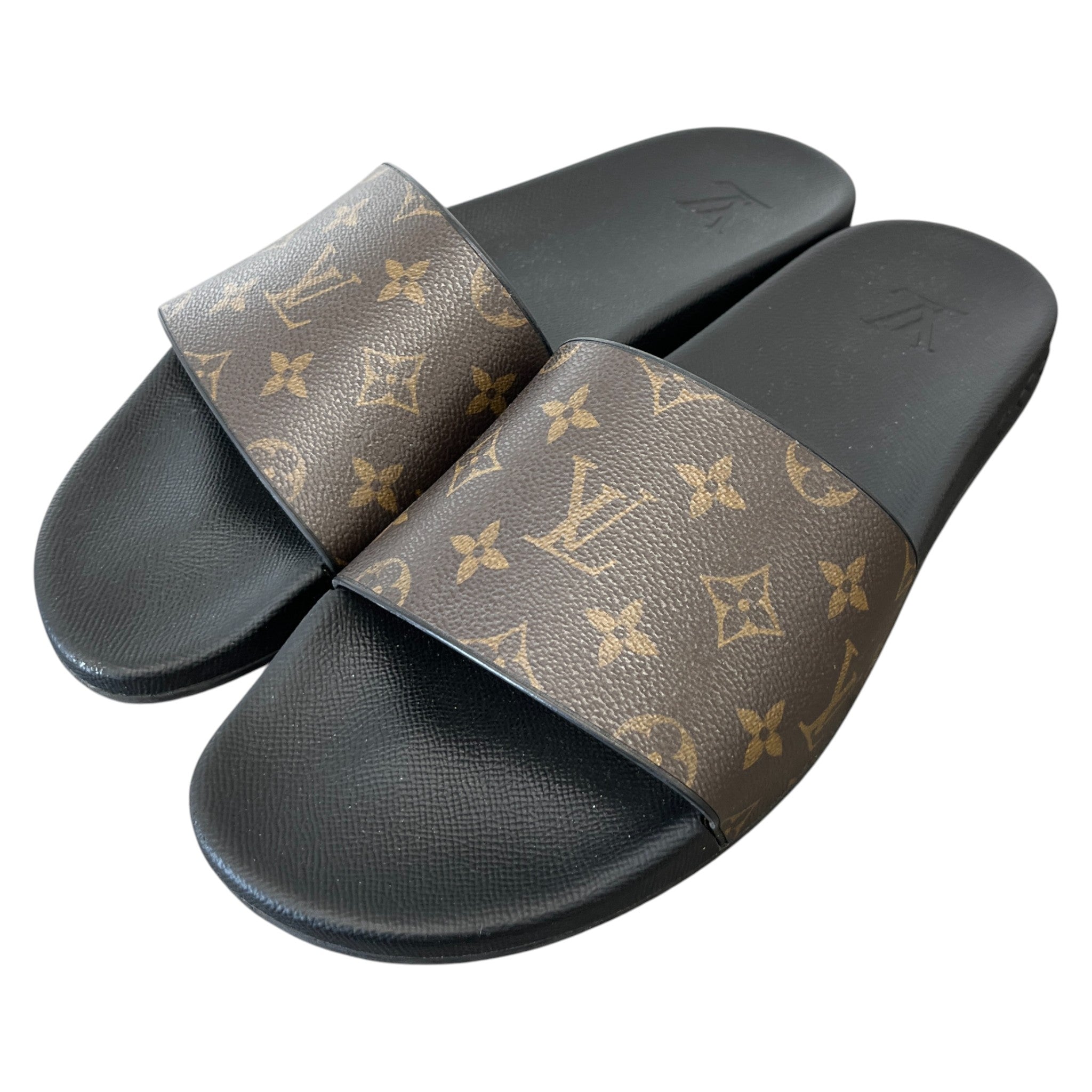 Men's Waterfront Mules Slides Black Size EU 45 / UK 11