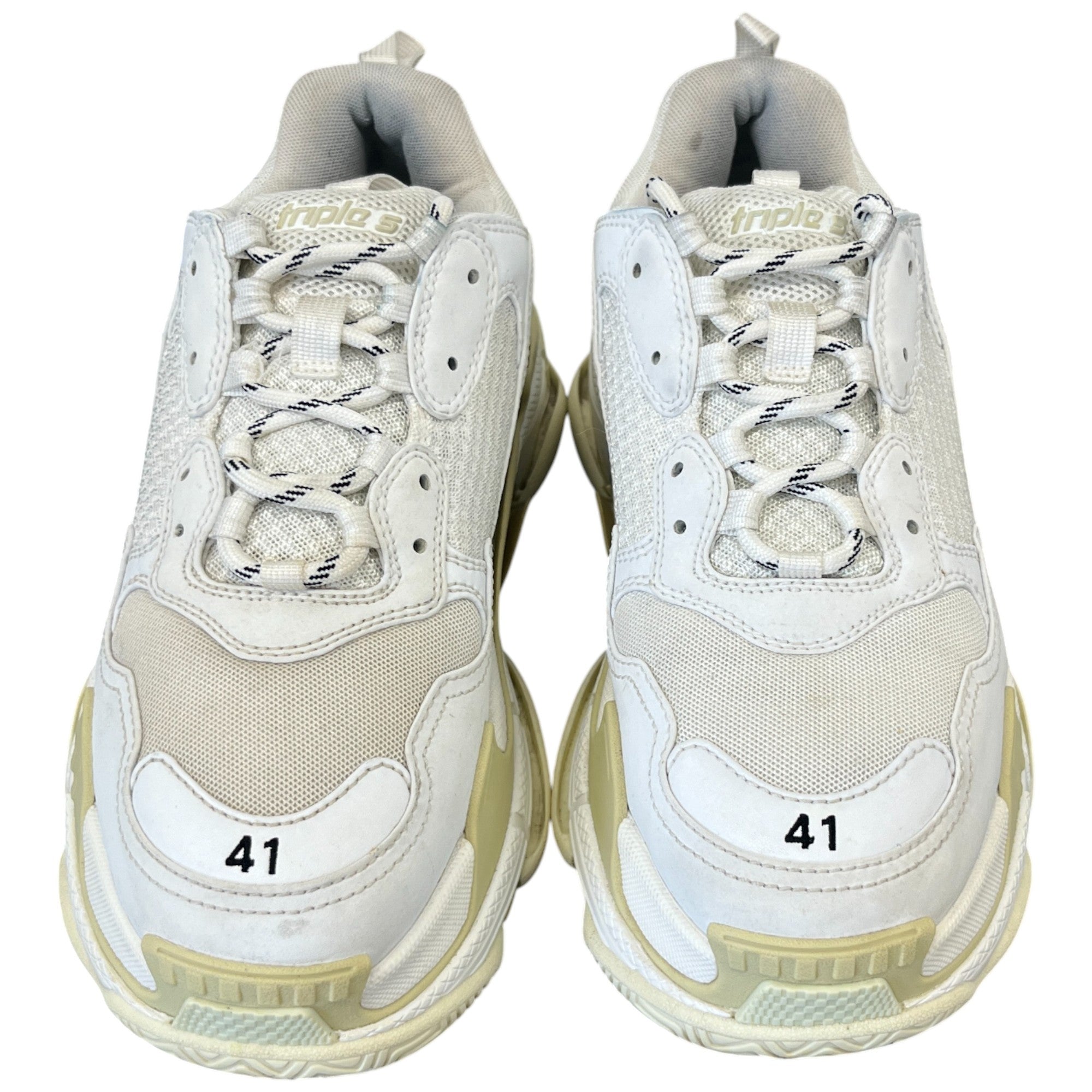 Men's Triple S Low Trainers White Size EU 41 / UK 7