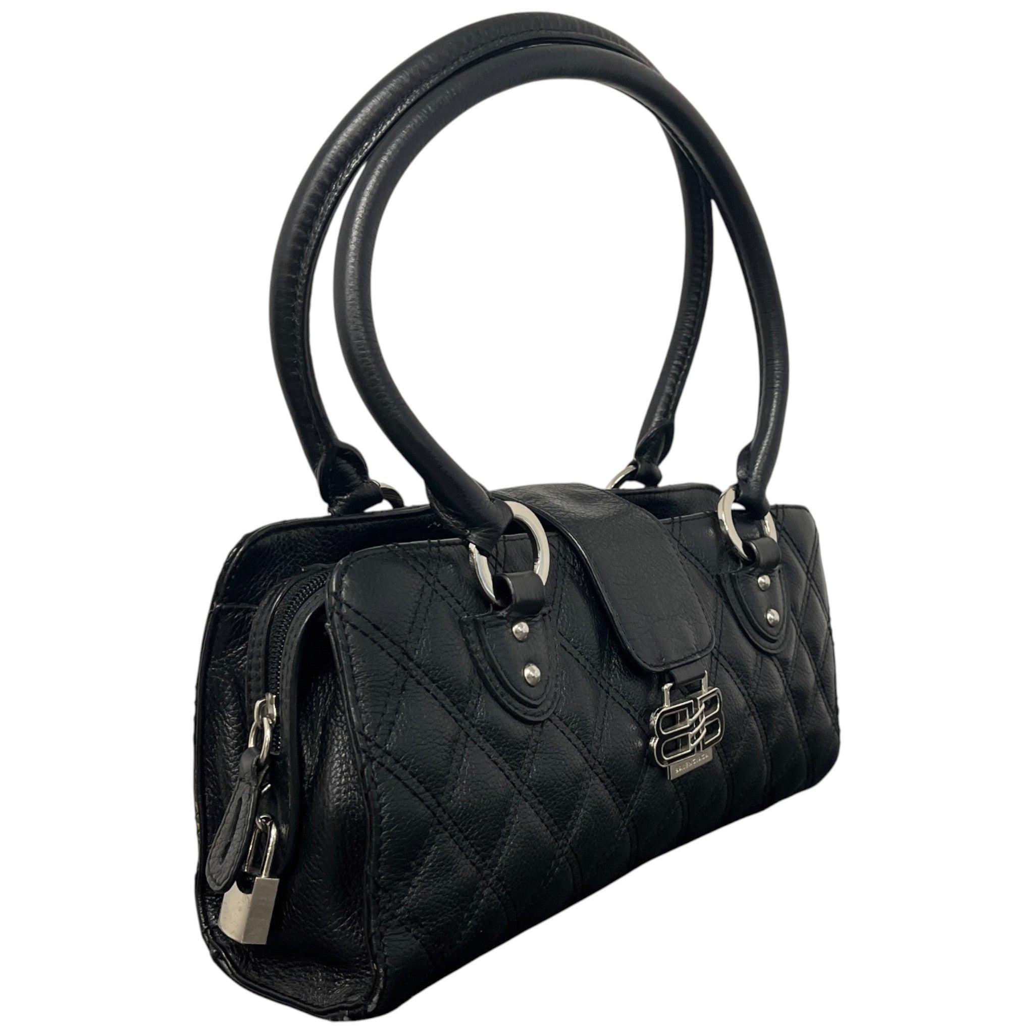 Women's Interlocking Bb Logo Handbag Black