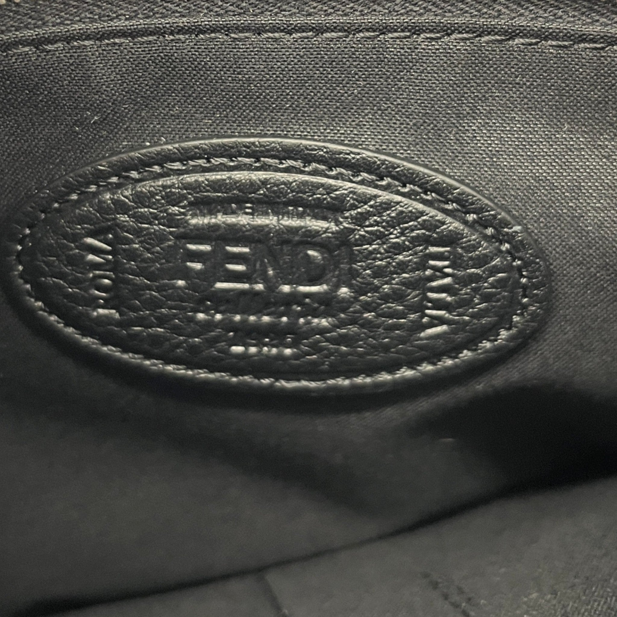 Men's Ff Circle Messenger Bag Black