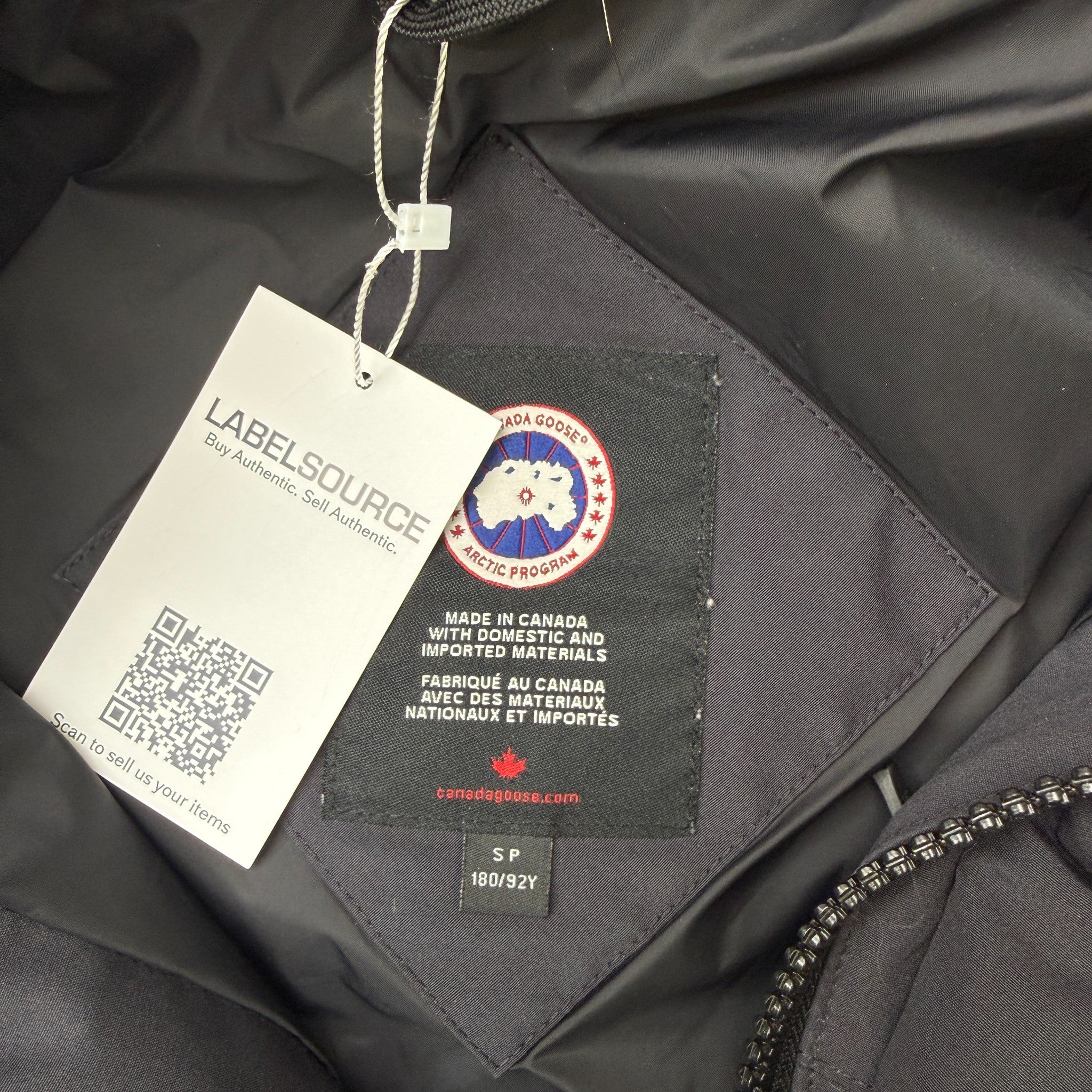 Men's Emory Parka Down Jacket Navy Size S