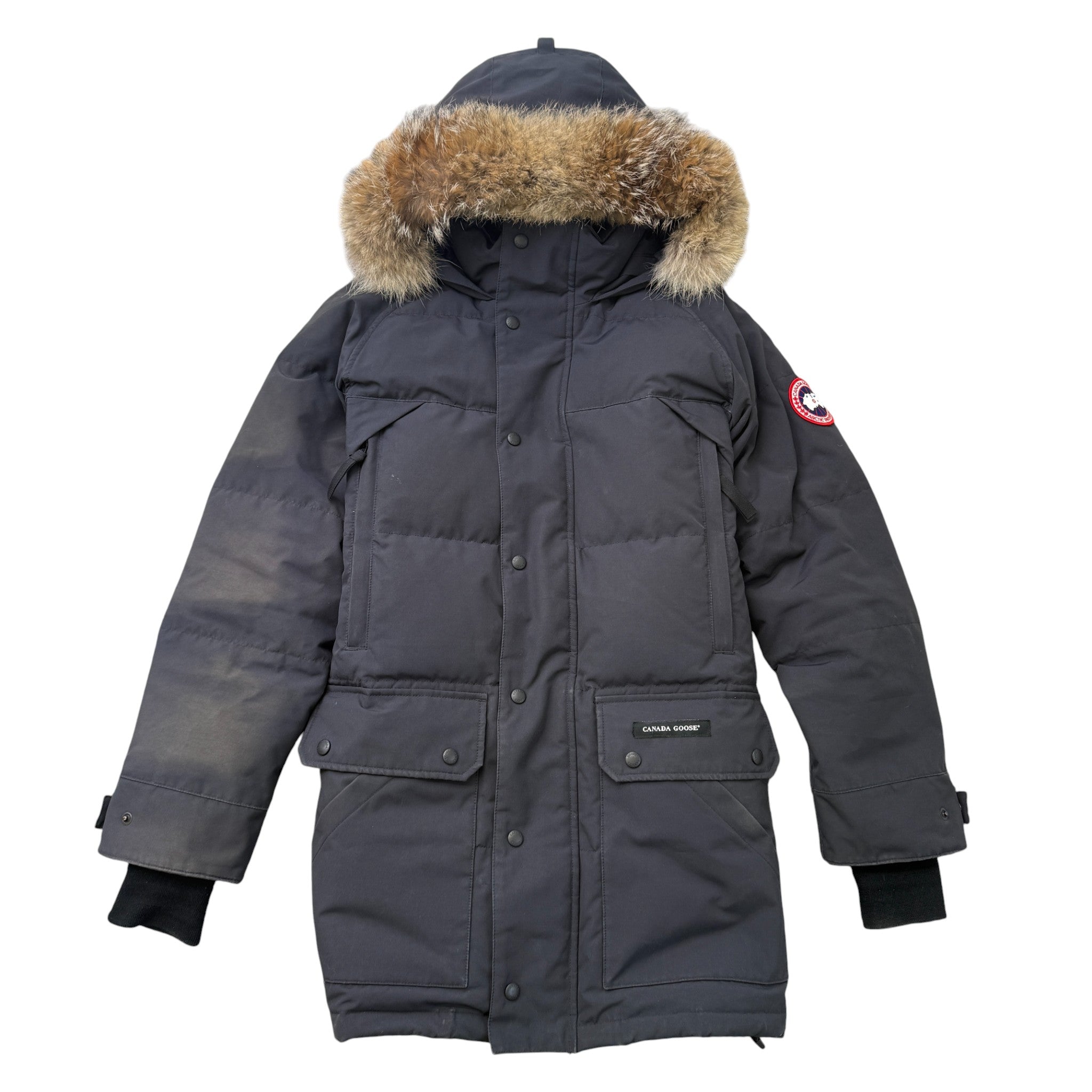 Men's Emory Parka Down Jacket Navy Size S