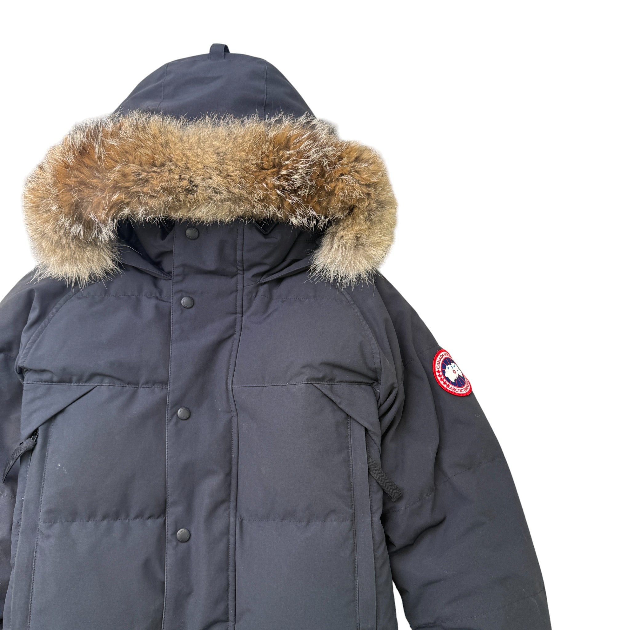 Men's Emory Parka Down Jacket Navy Size S