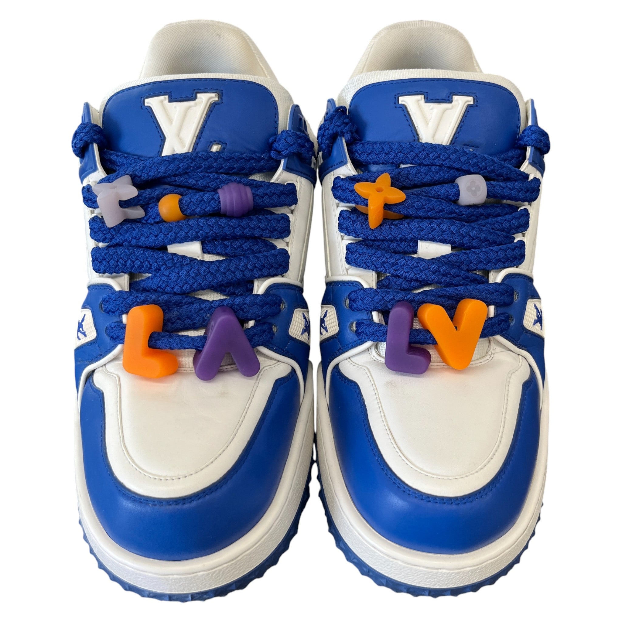 Men's Lv Maxi Low Trainers Blue Size EU 43 / UK 9