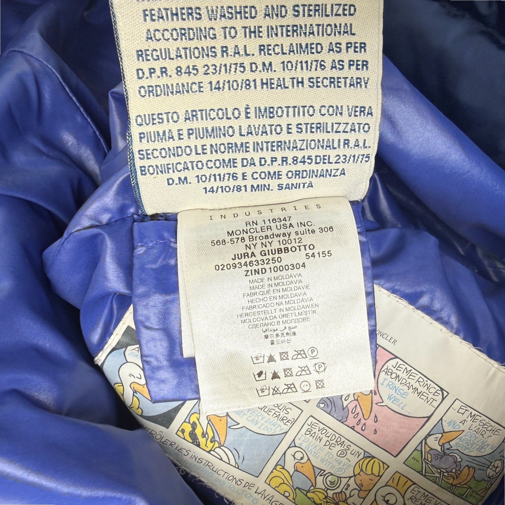 Women's Jura Down Jacket Navy Size 0 / UK 4