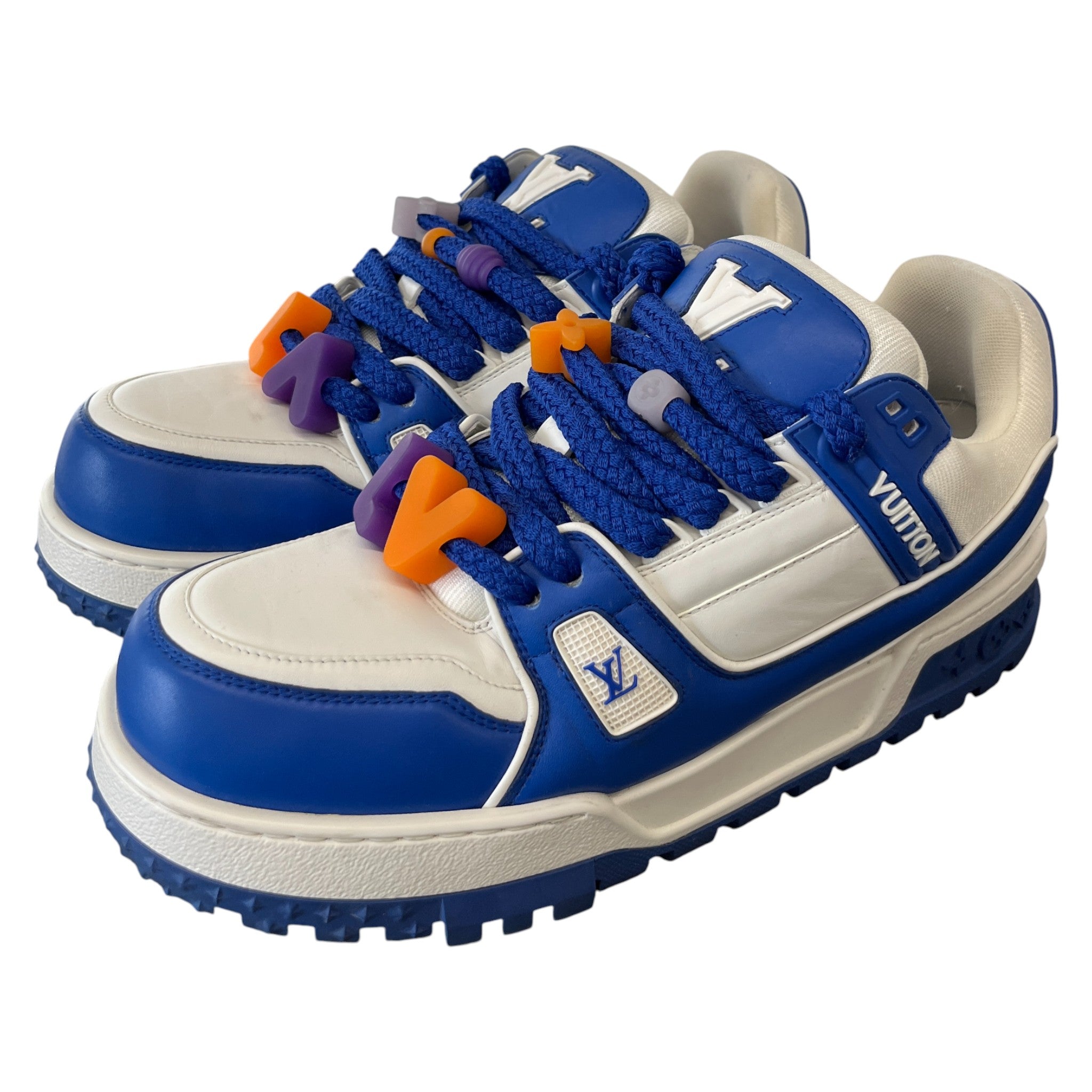 Men's Lv Maxi Low Trainers Blue Size EU 43 / UK 9