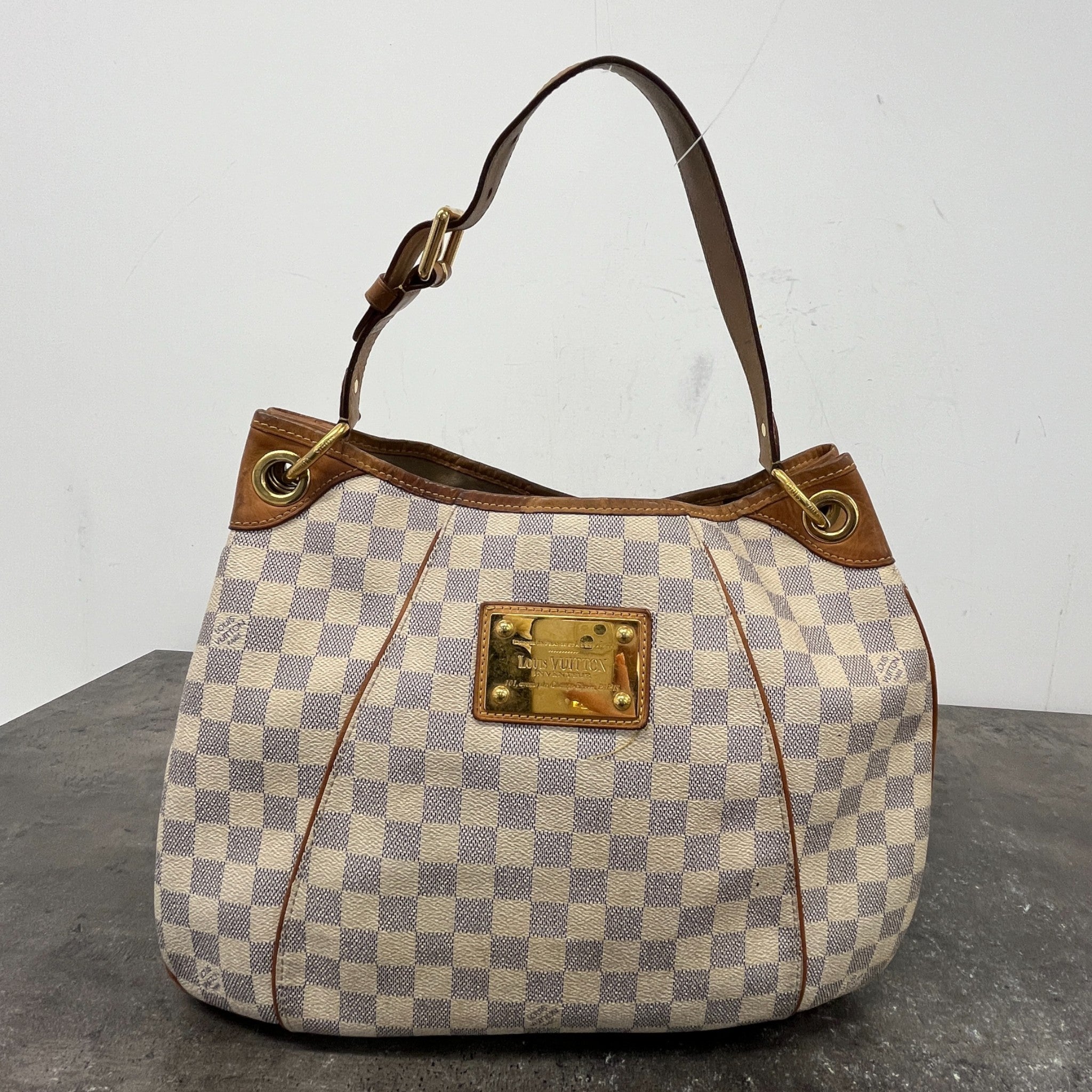 Women's Damier Azur Galliera Bag White
