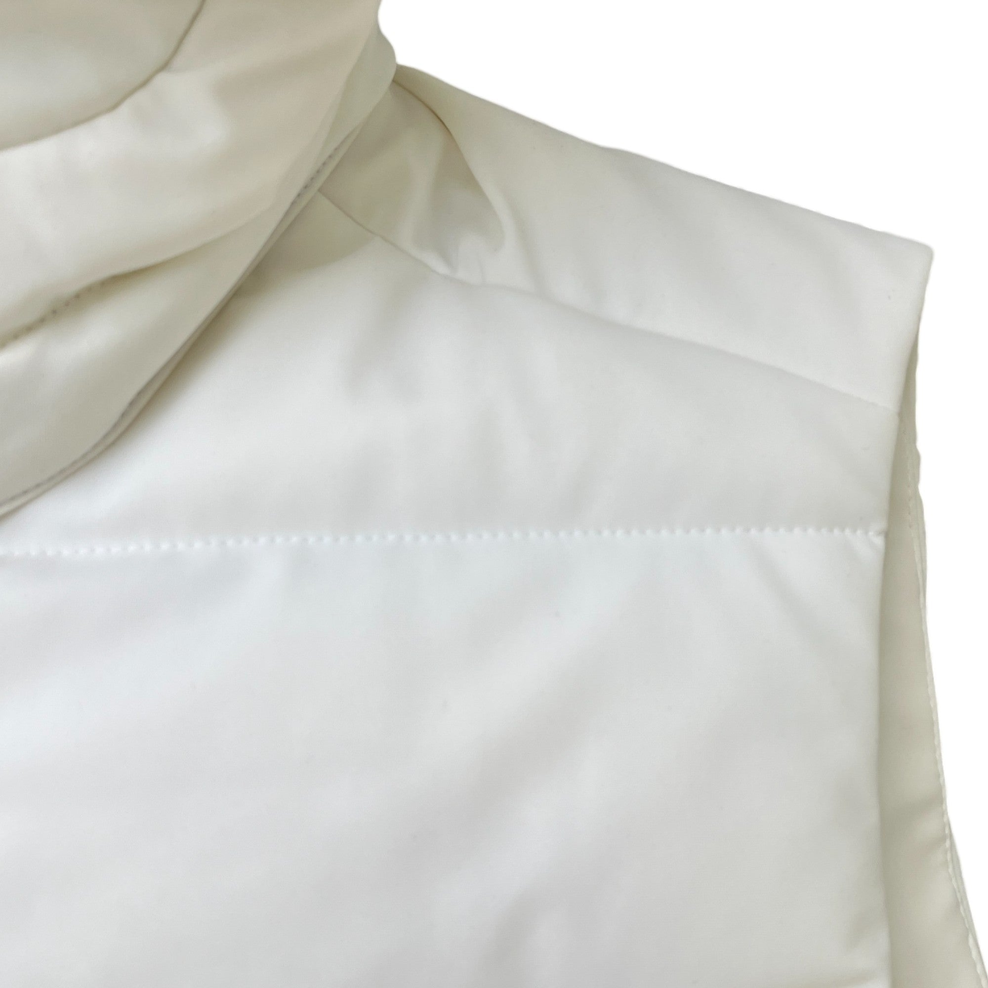 Men's Percival Hooded Gilet White Size S