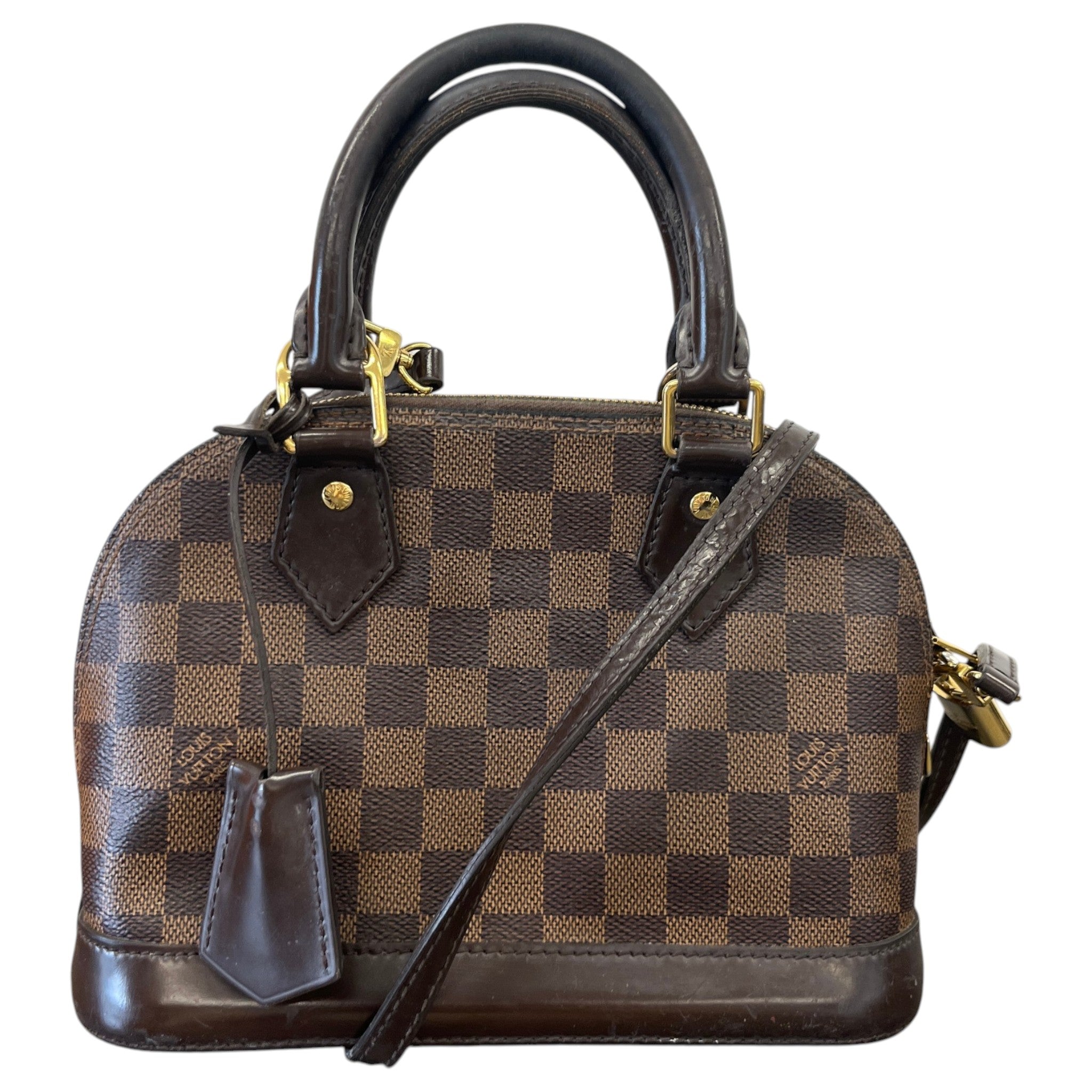 Women's Damier Ebene Alma Bb Bag Brown