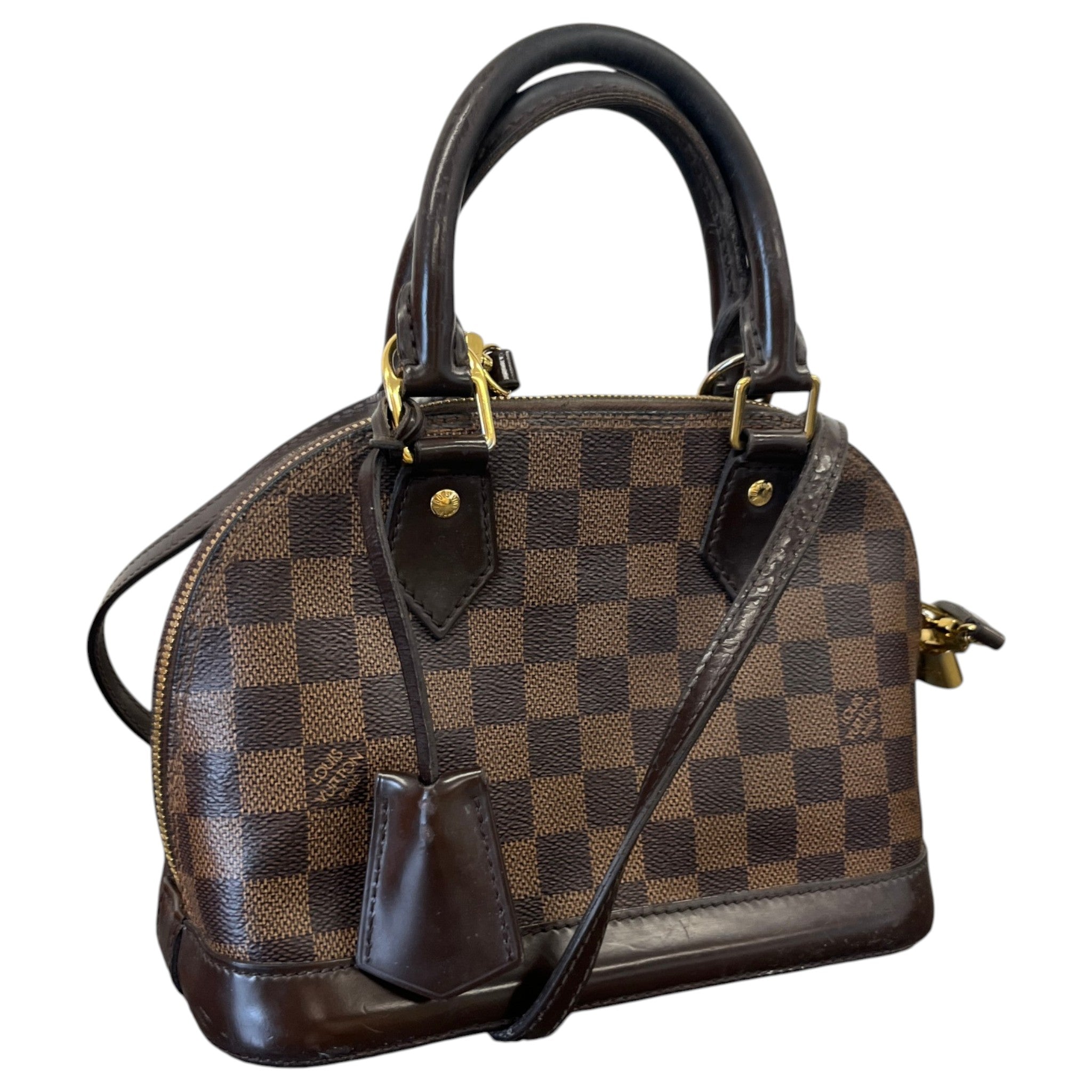 Women's Damier Ebene Alma Bb Bag Brown