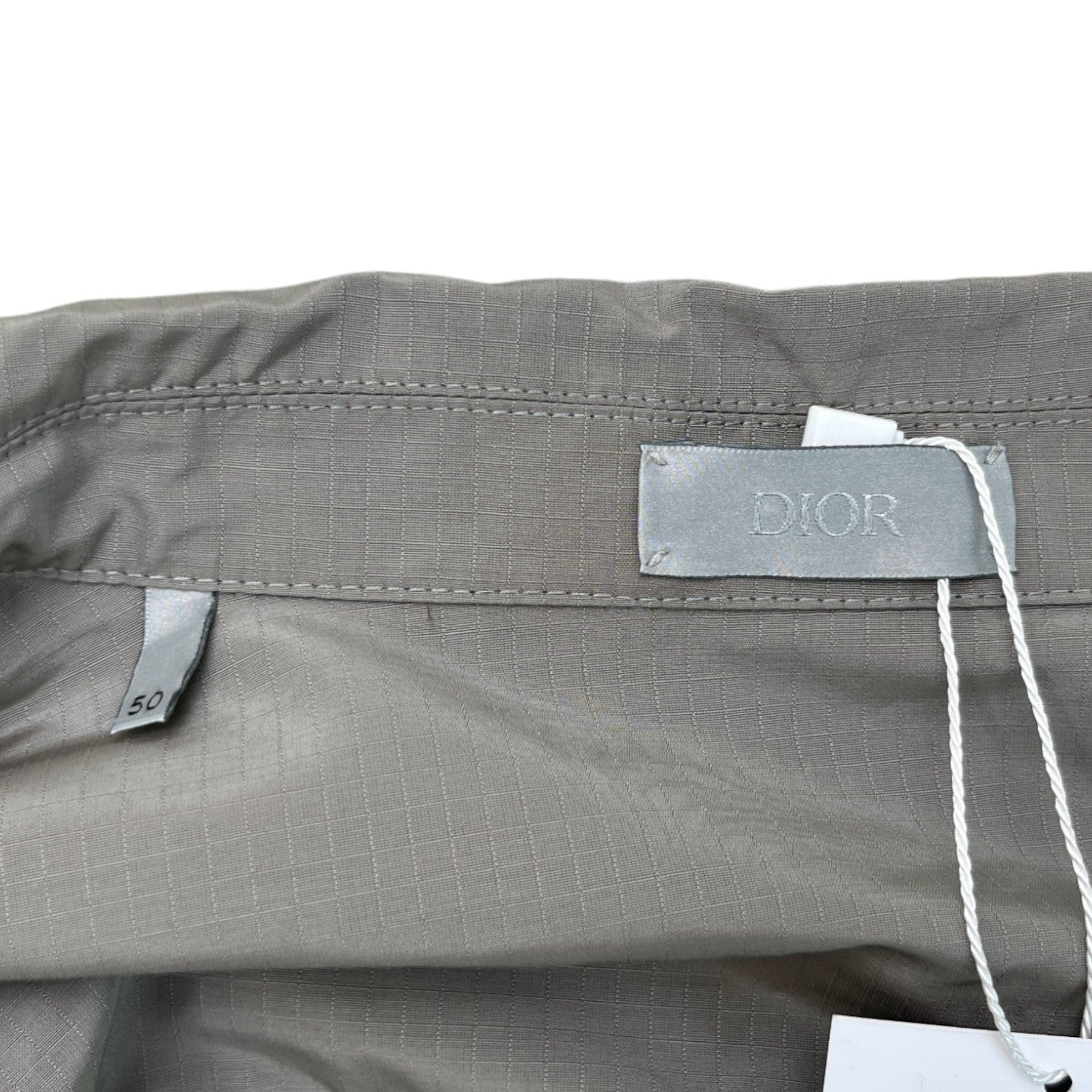 Men's Embroidered Logo Jacket Grey Size IT 50 / L