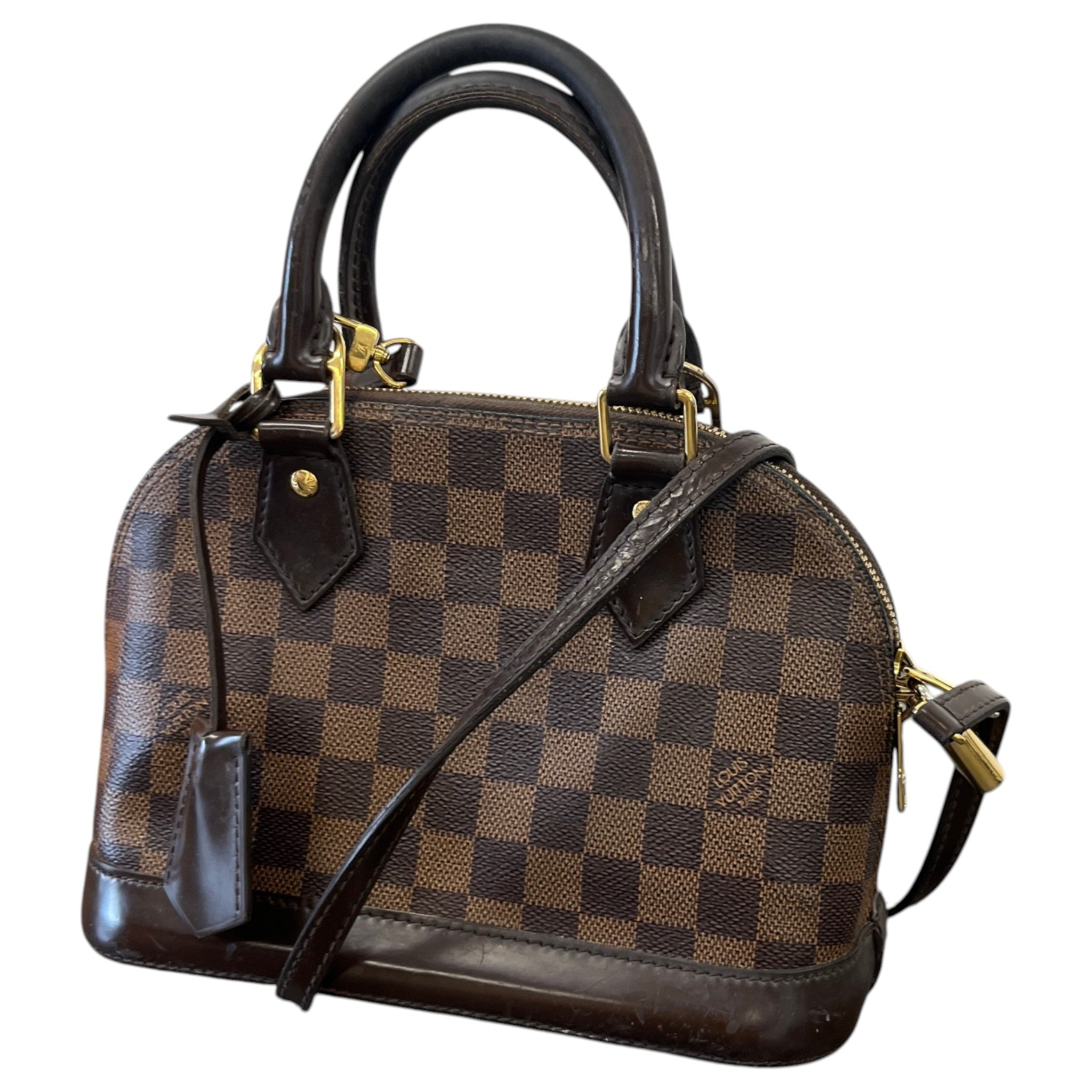 Women's Damier Ebene Alma Bb Bag Brown