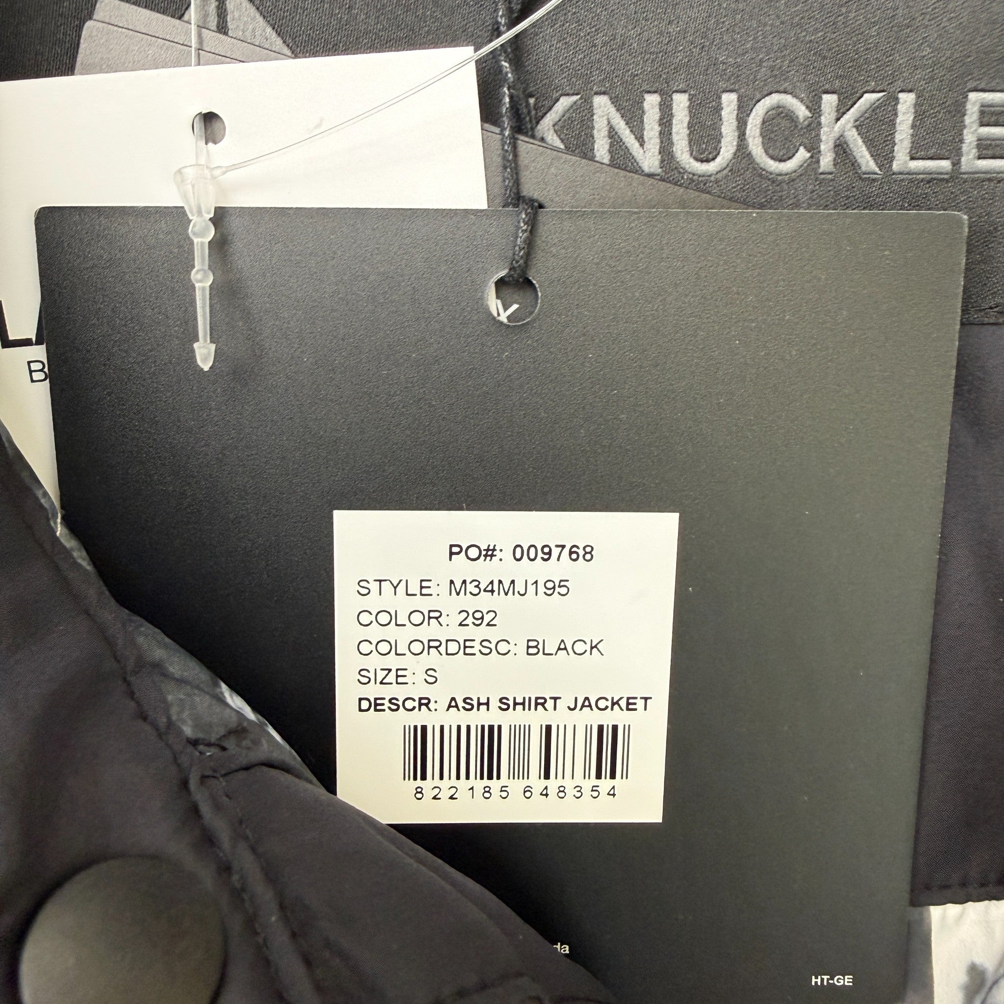 Men's Ash Jacket Black Size S