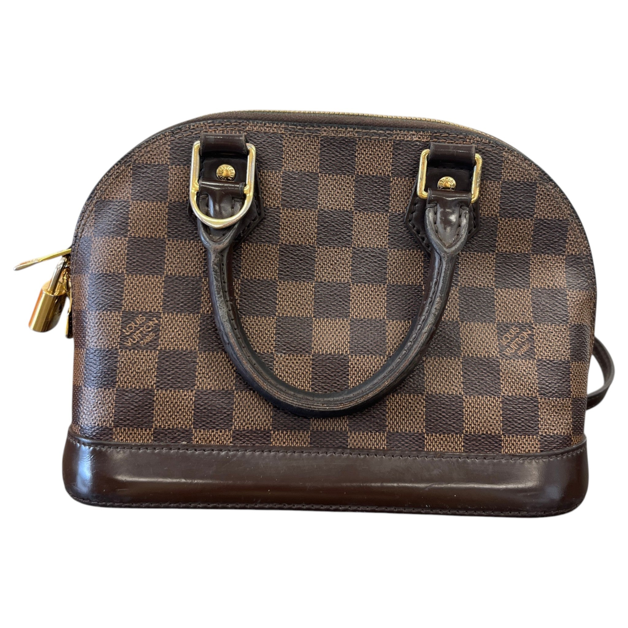 Women's Damier Ebene Alma Bb Bag Brown